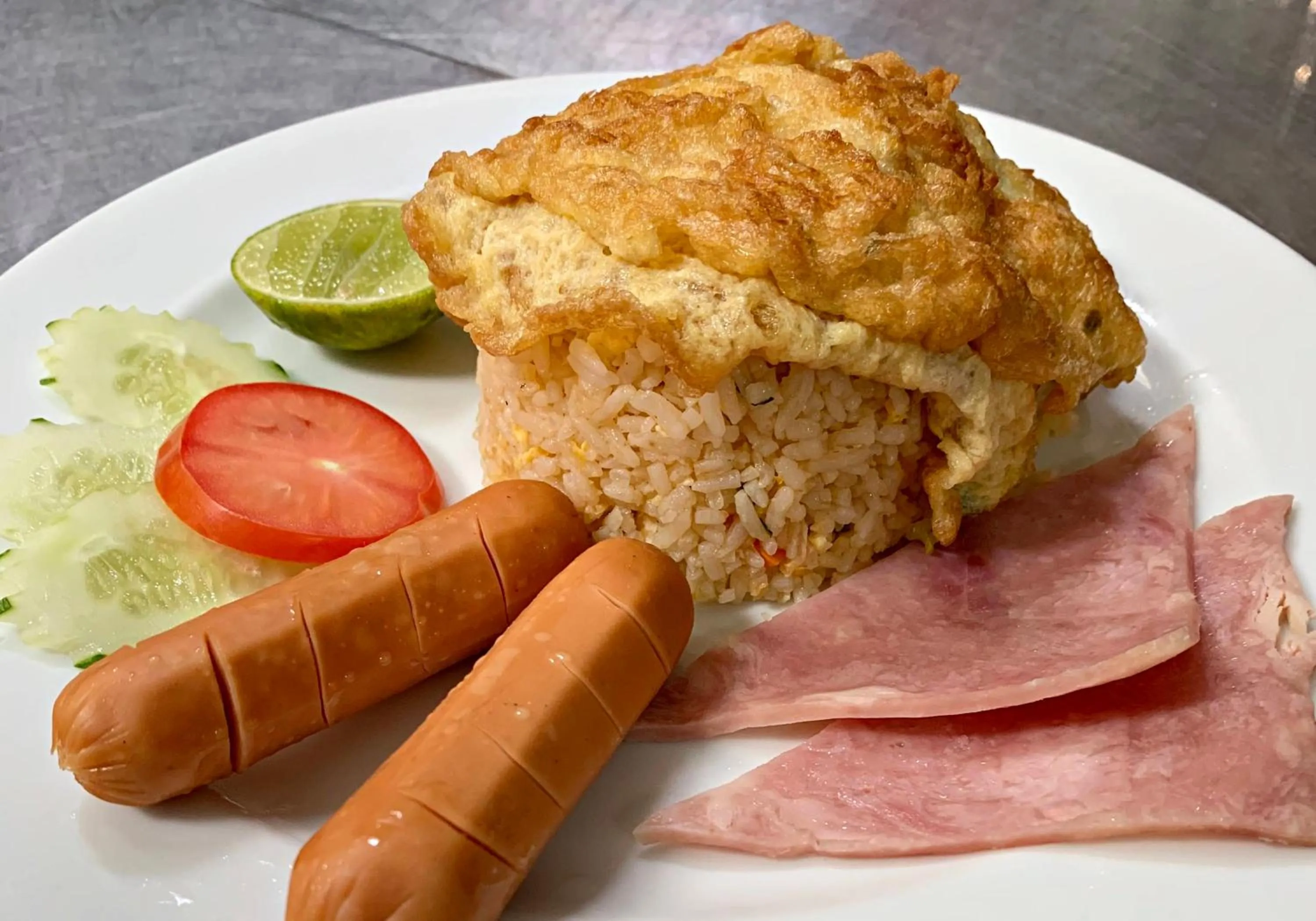 Asian breakfast in True Siam Phayathai Hotel