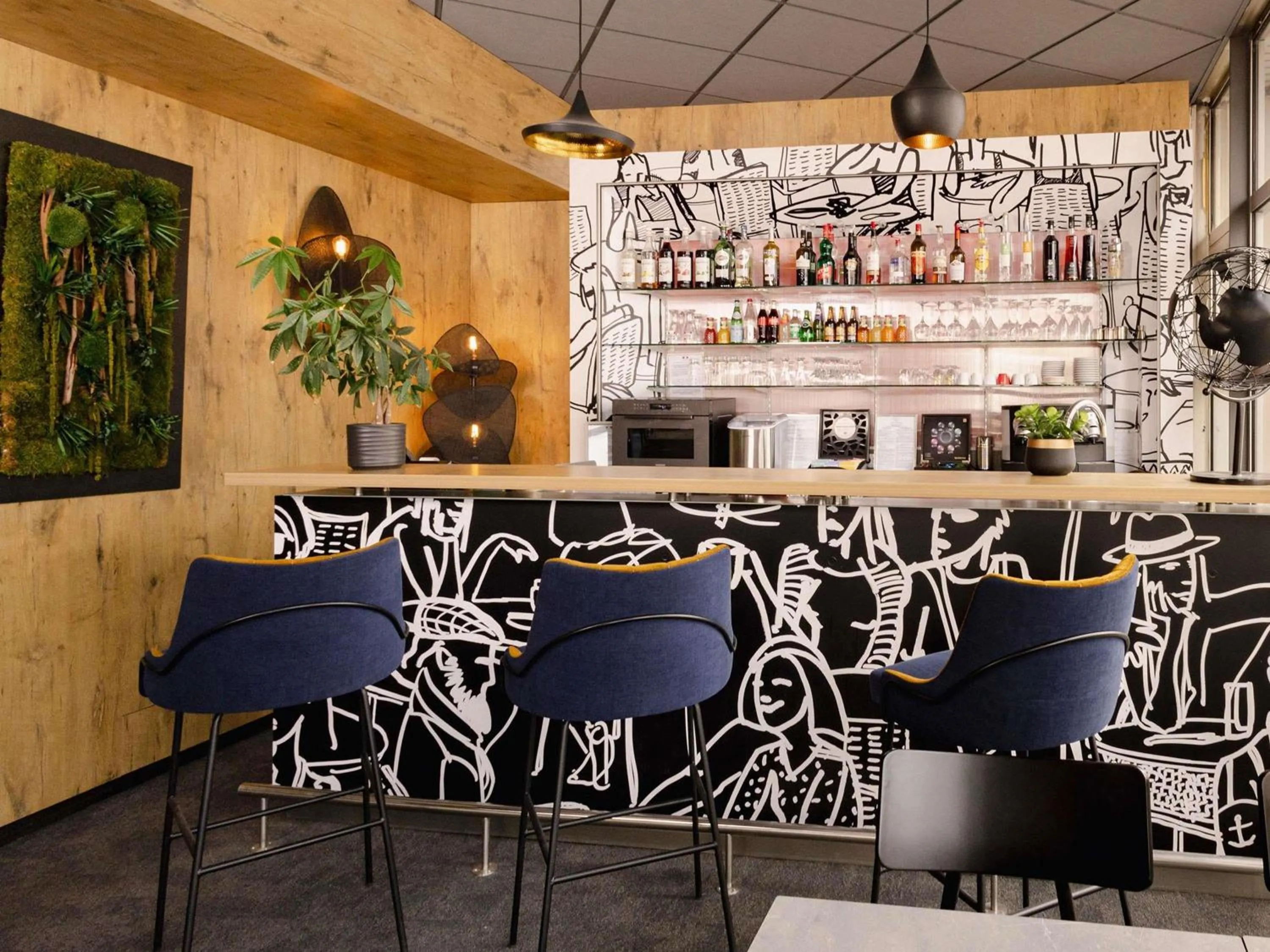 Lounge or bar in ibis Nancy Centre Stanislas