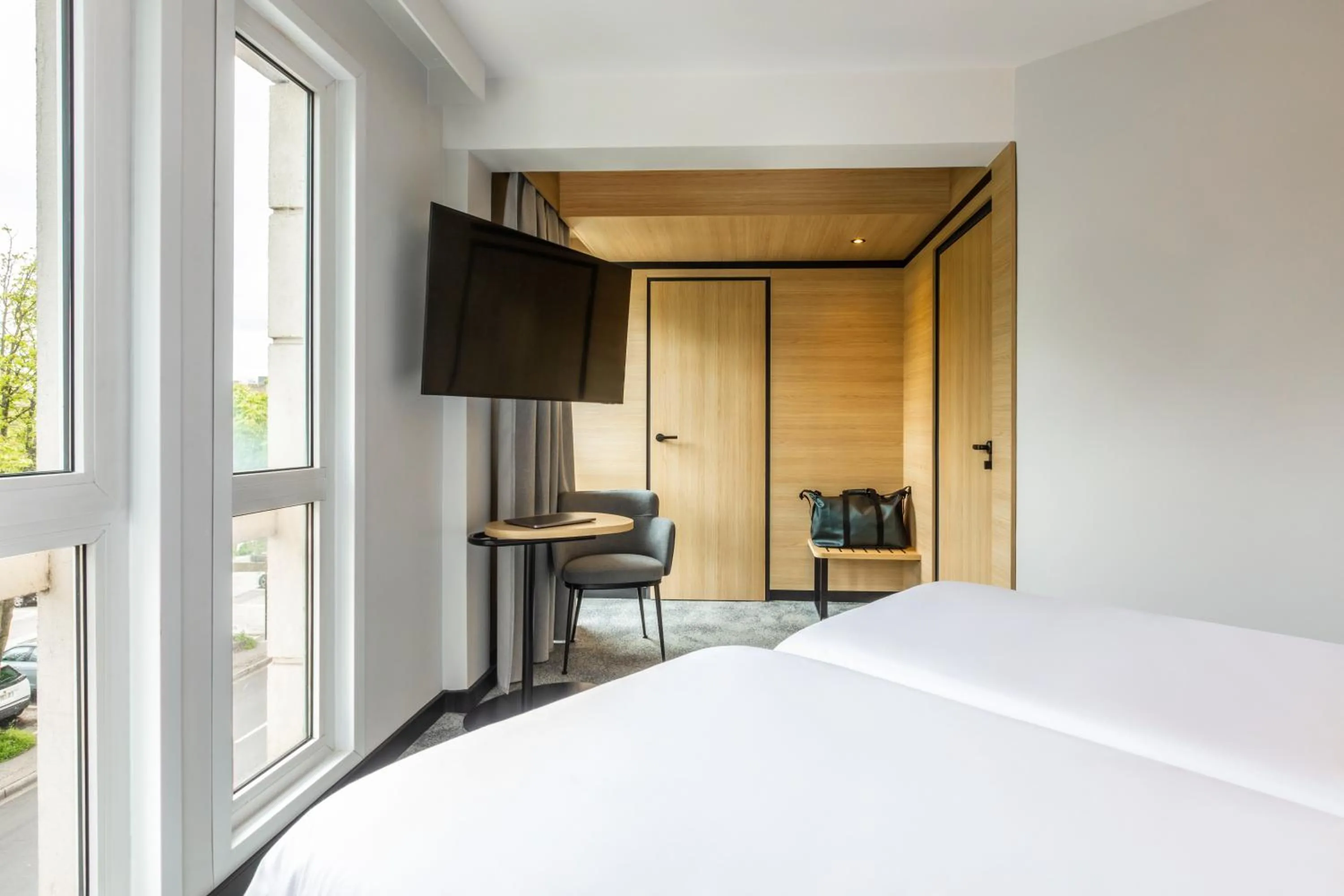 Bed in ibis Nancy Centre Stanislas