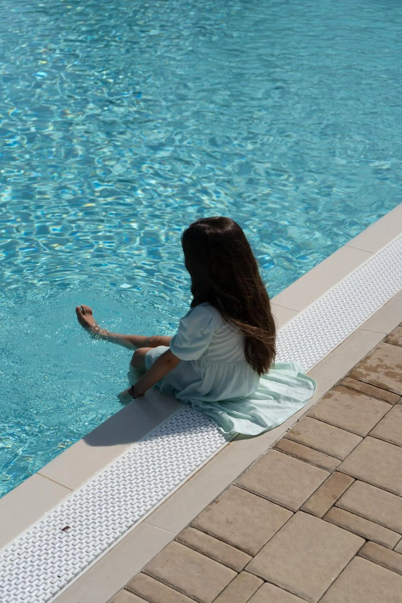 Swimming pool in Hotel Terme Leonardo