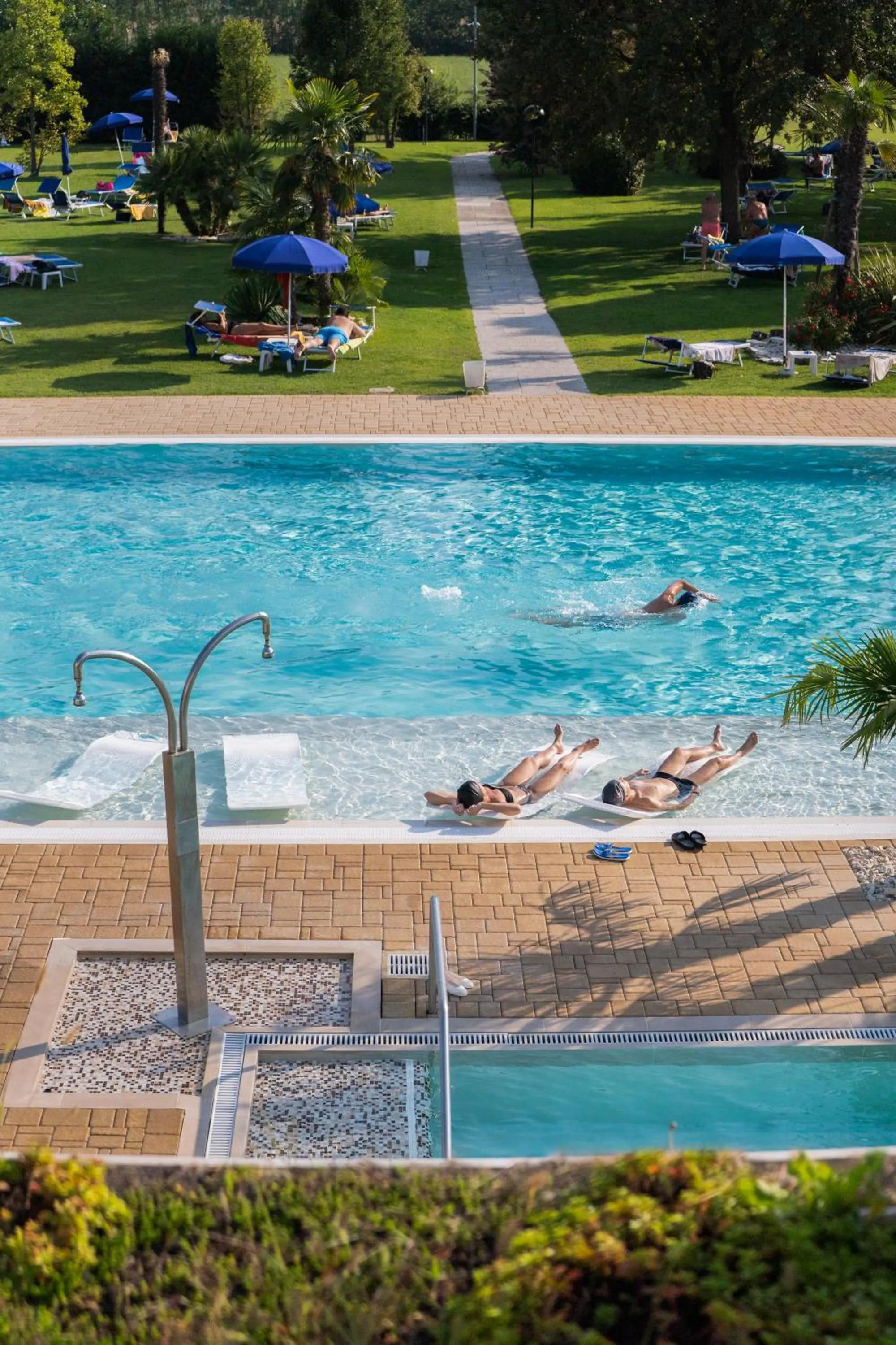 Hot Spring Bath in Hotel Terme Leonardo