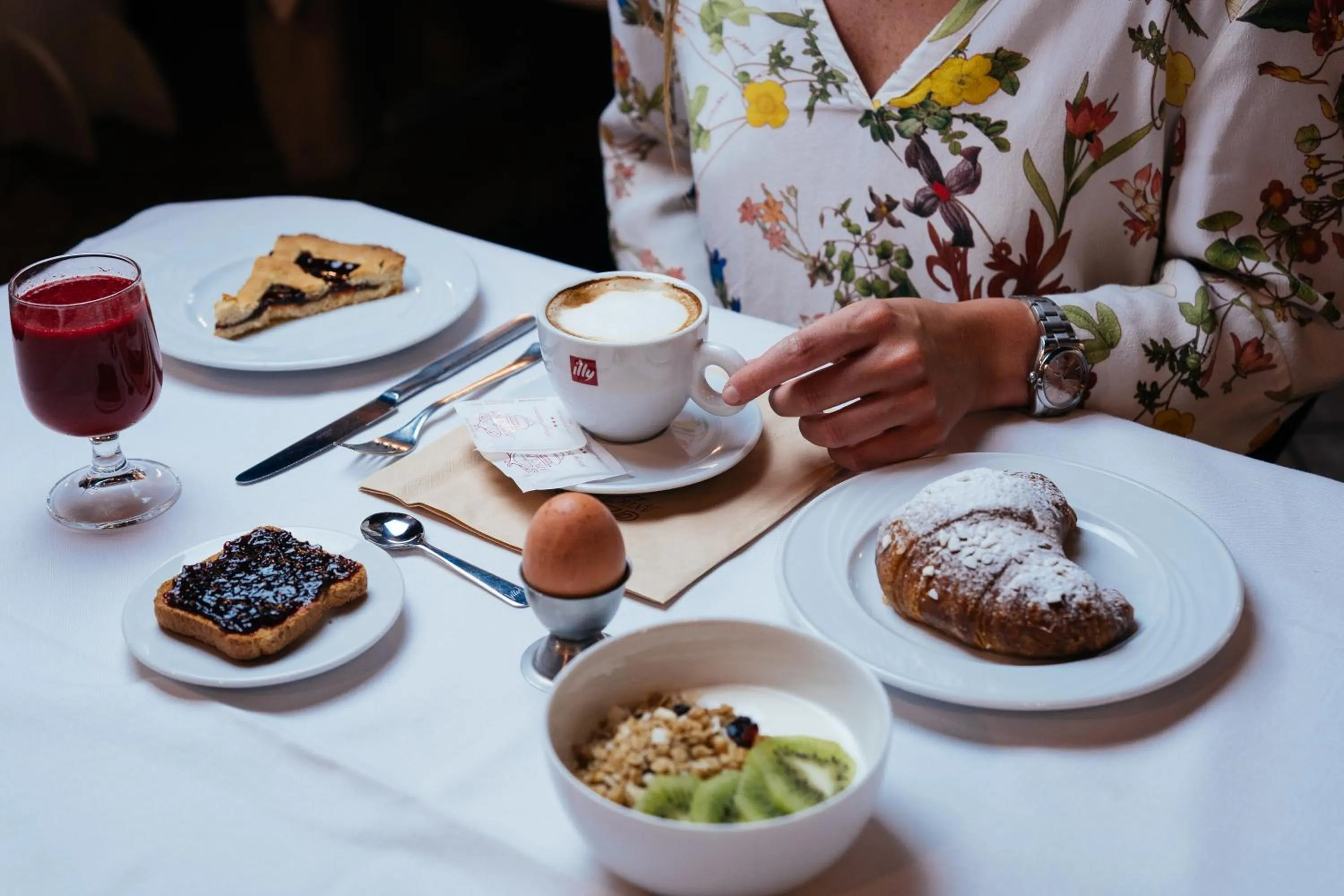 Food and drinks in Hotel Antica Fonte