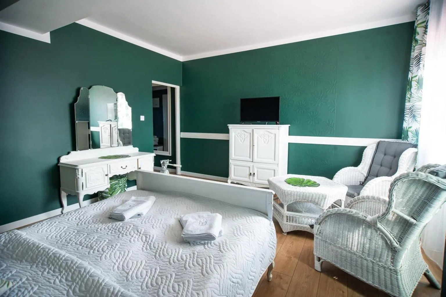 Bed in Hotel Zajazd Tumidaj