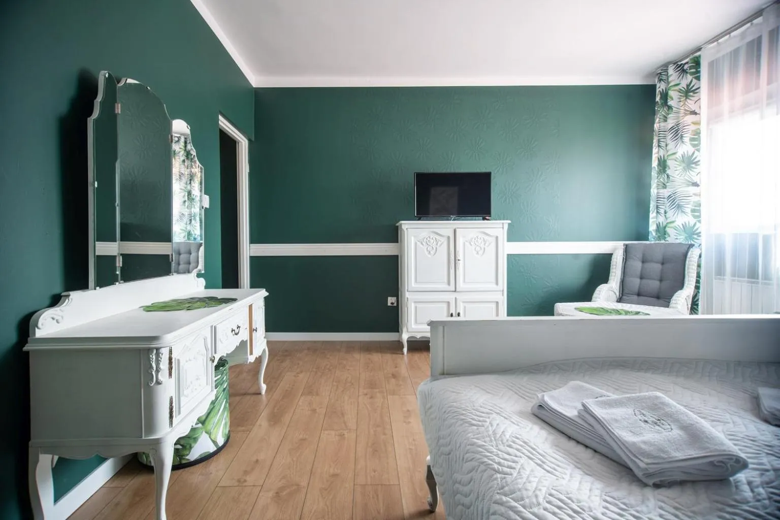 Bed in Hotel Zajazd Tumidaj