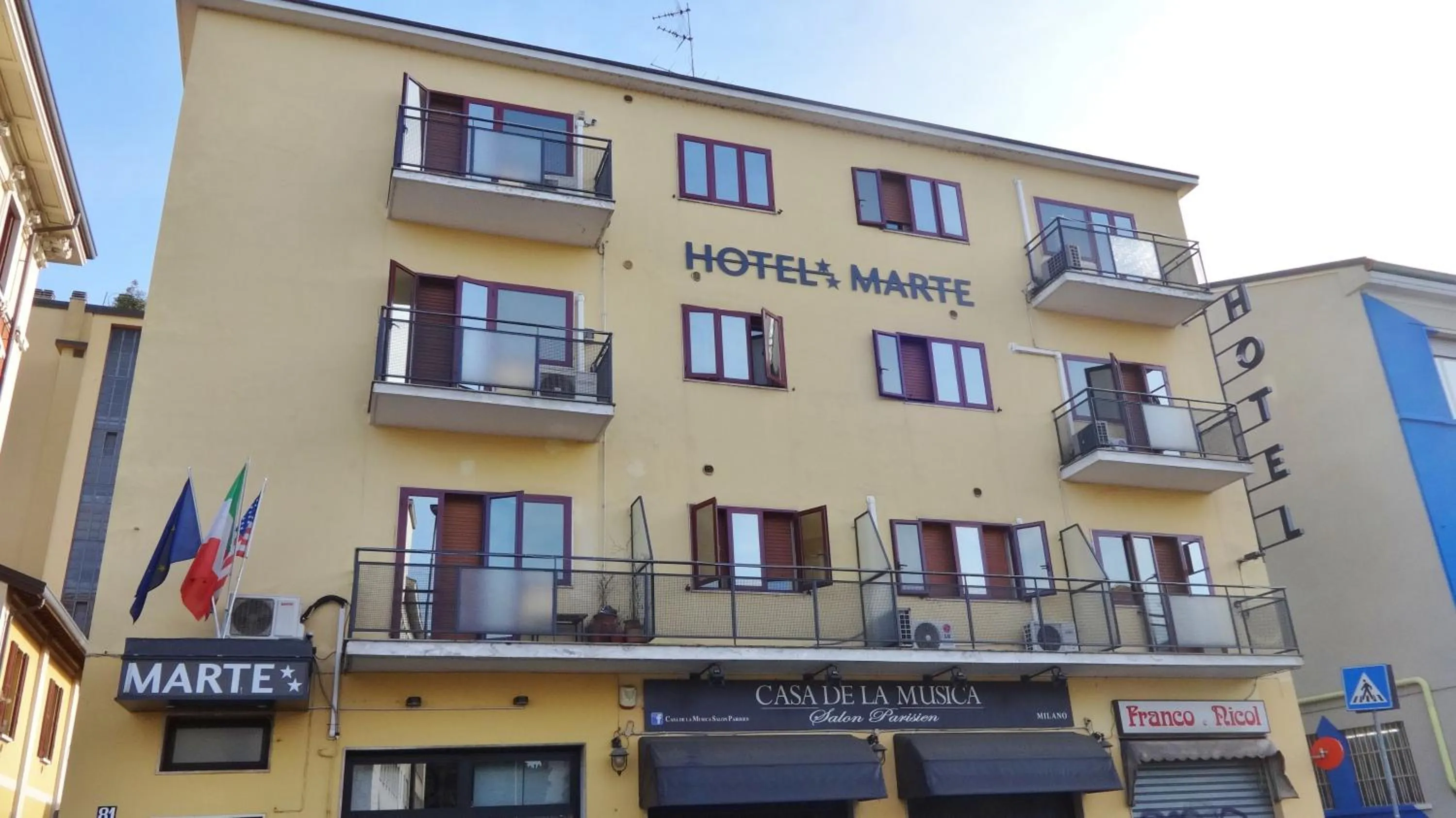 Facade/entrance, Property Building in Hotel Marte