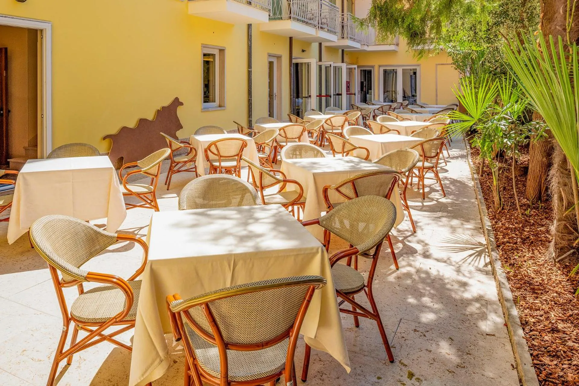 Garden in Hotel Centrale