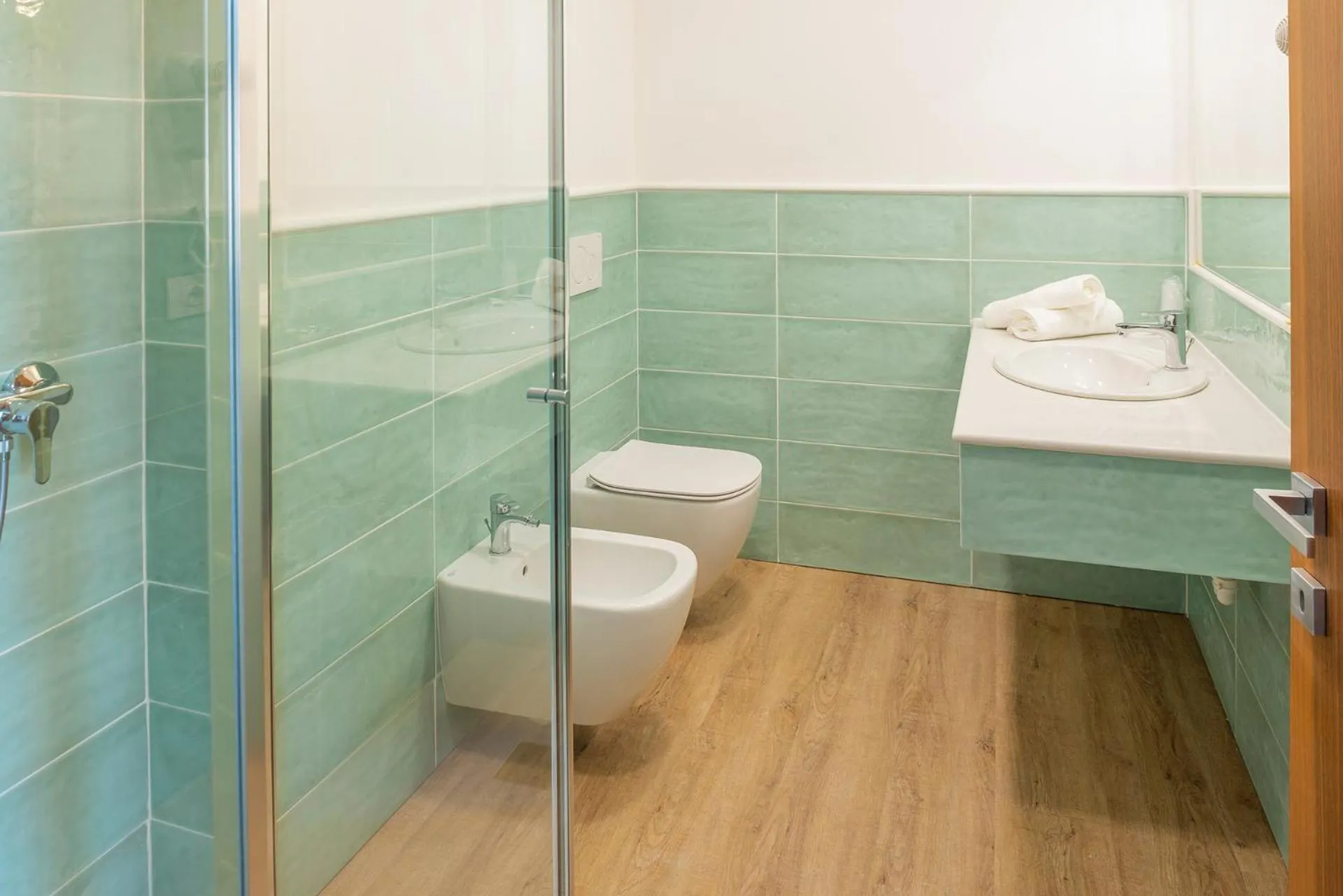 Toilet in Hotel Centrale