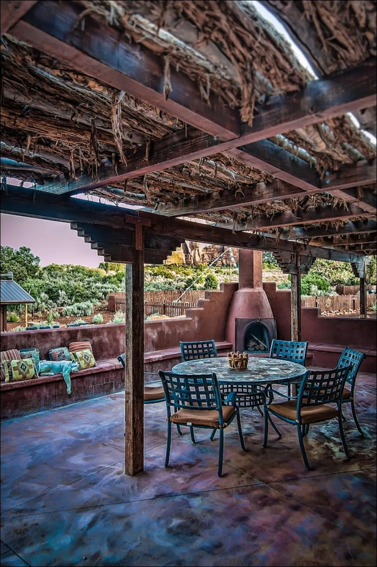 Patio in Zion Villa True North