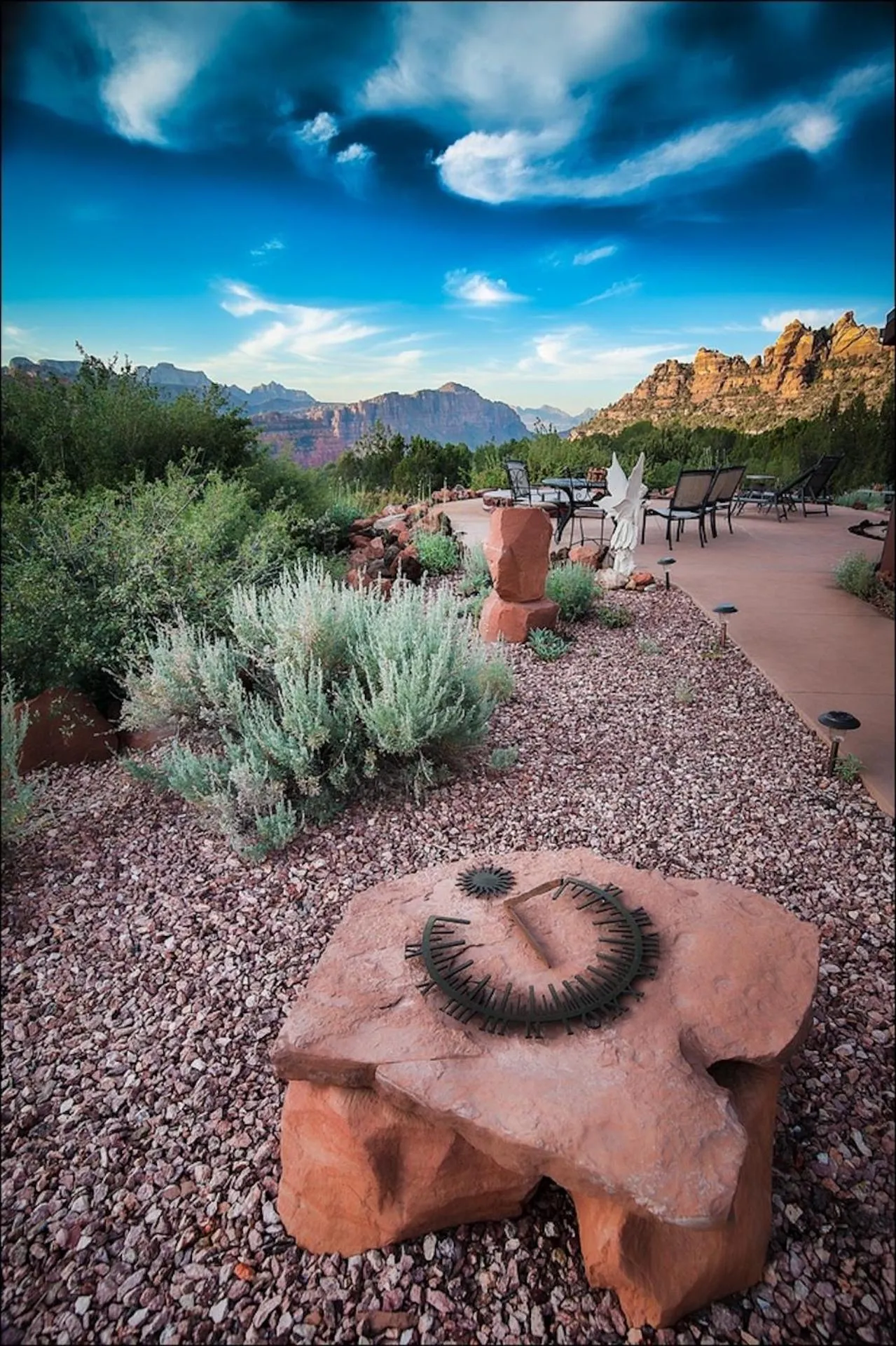 Patio in Zion Villa True North