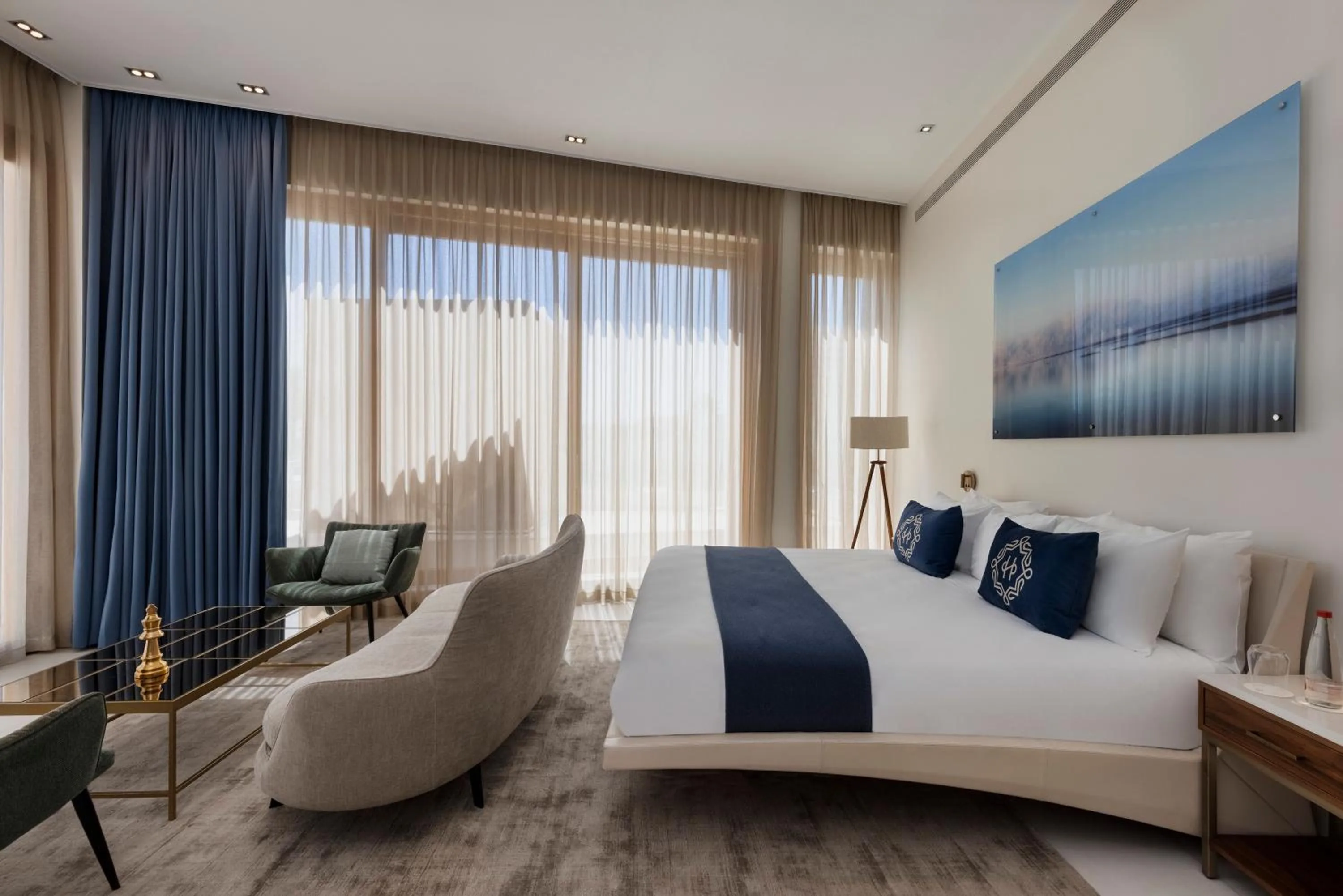 Bed in Herbert Samuel Hod Dead Sea Hotel