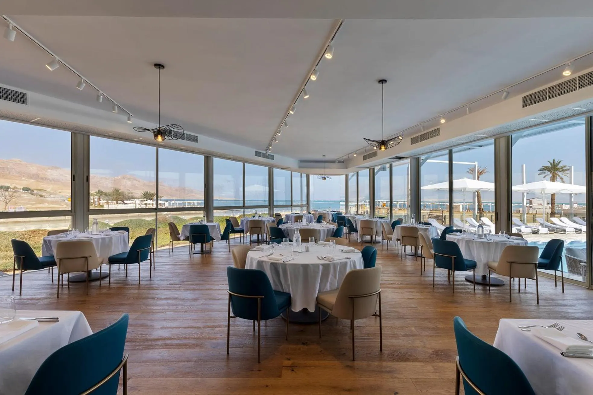 Dining area in Herbert Samuel Hod Dead Sea Hotel