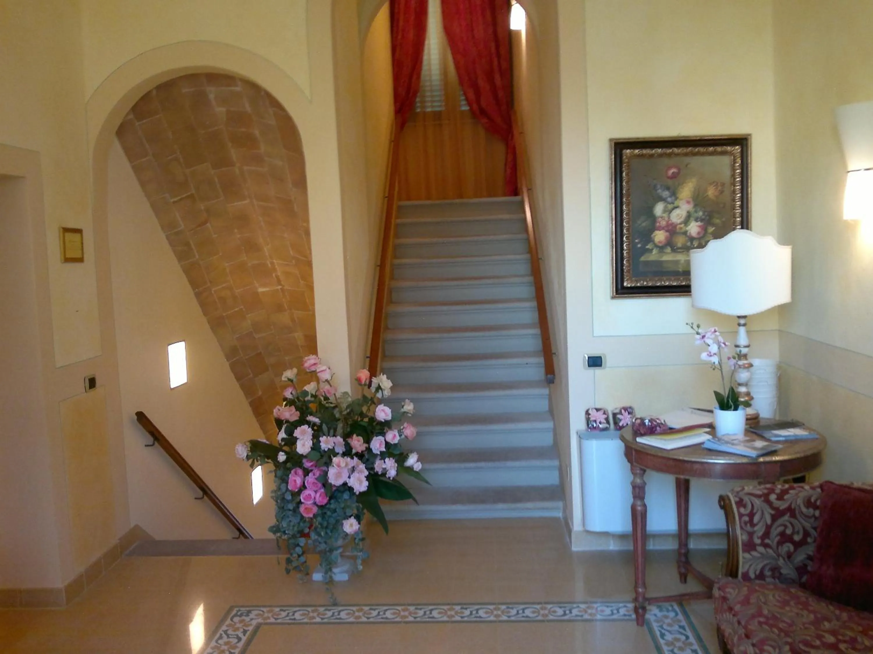 Lobby or reception in Villa Della Certosa
