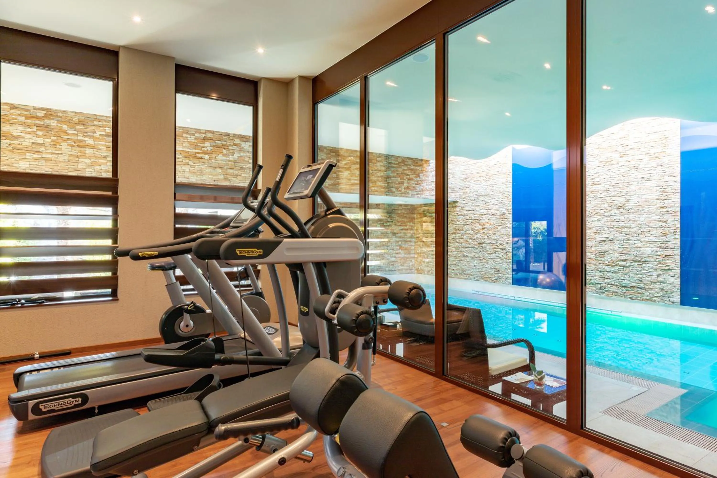 Fitness centre/facilities in Baron Tavernier Hotel Restaurant & SPA