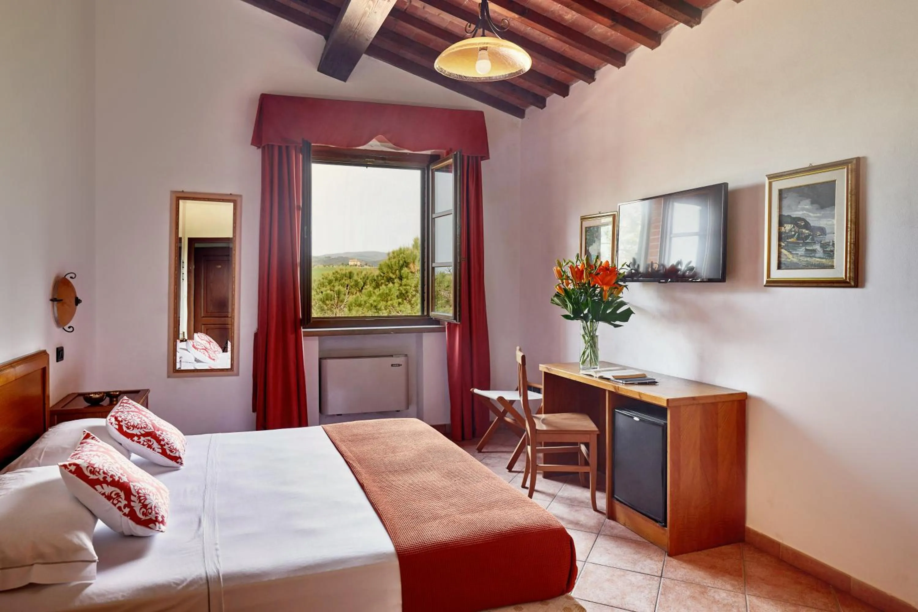 Bed in Hotel Fattoria Belvedere