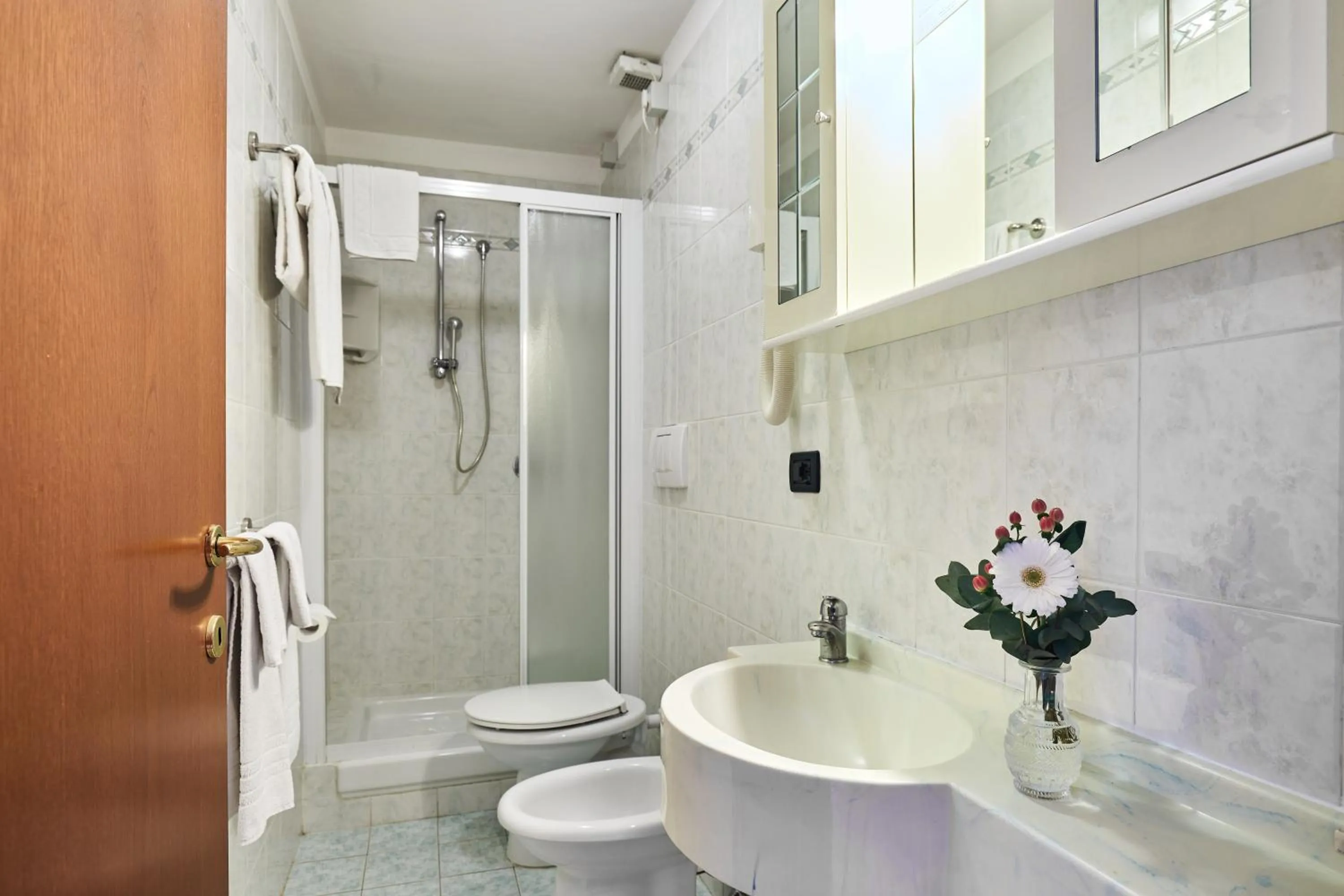 Shower in Hotel Fattoria Belvedere