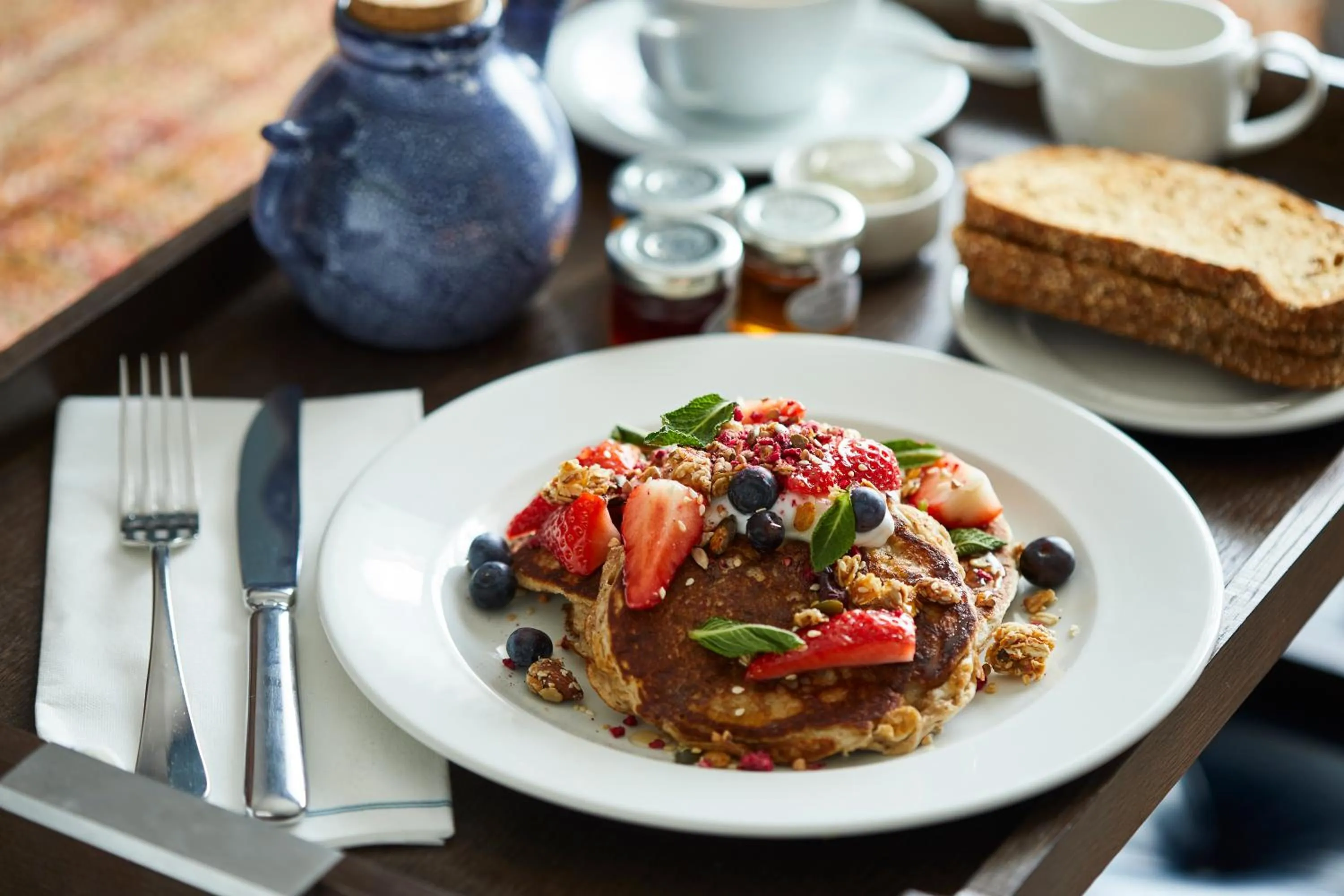Breakfast in The Swan, Streatley, Berkshire