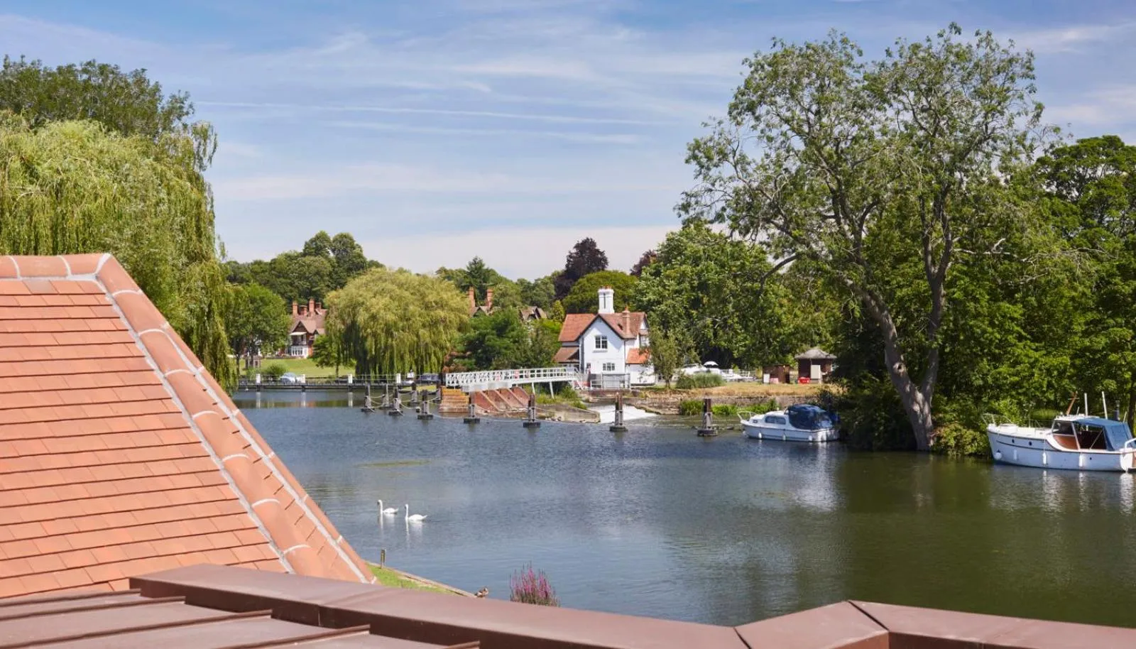 River view in The Swan, Streatley, Berkshire