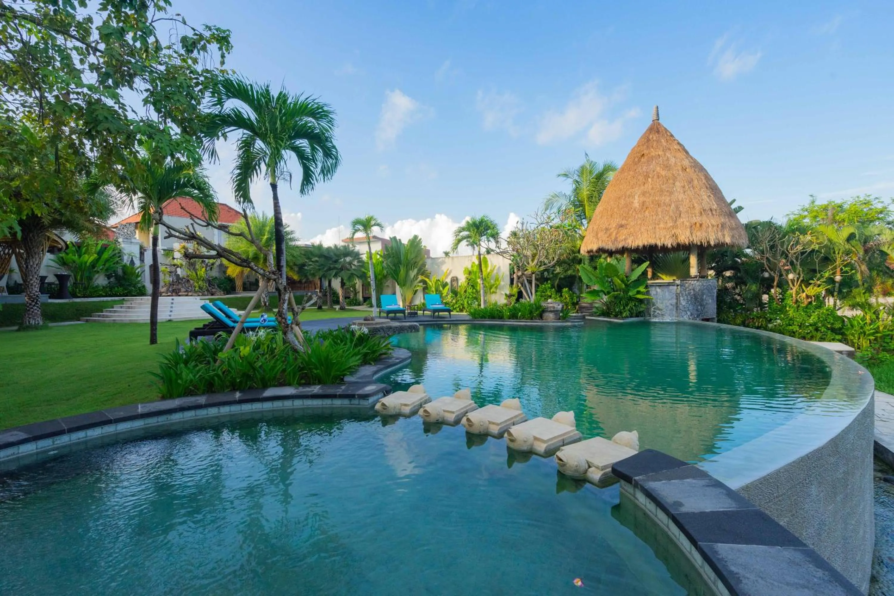 Pool view in Lalasa Villas Canggu