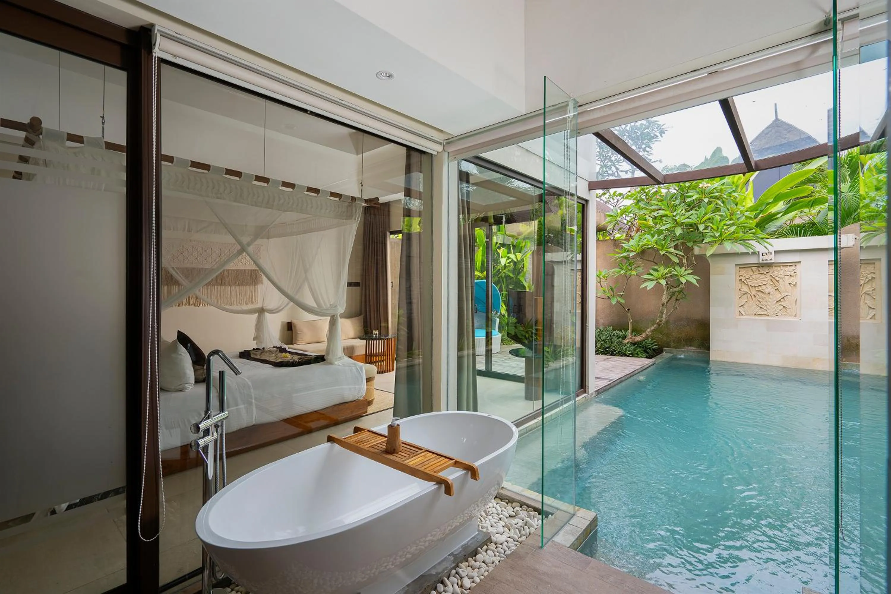 Swimming pool in Lalasa Villas Canggu