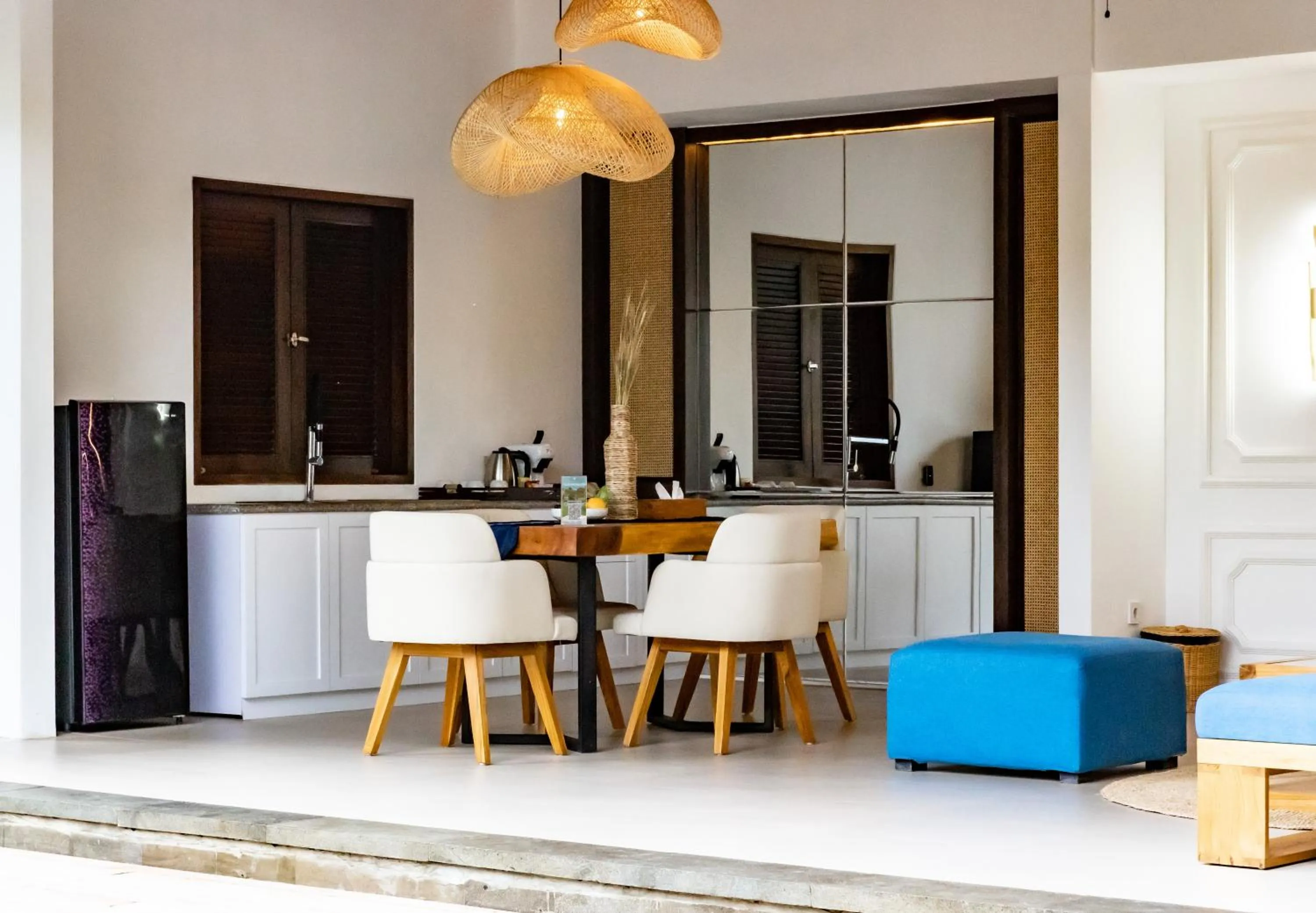 Kitchen or kitchenette in Lalasa Villas Canggu