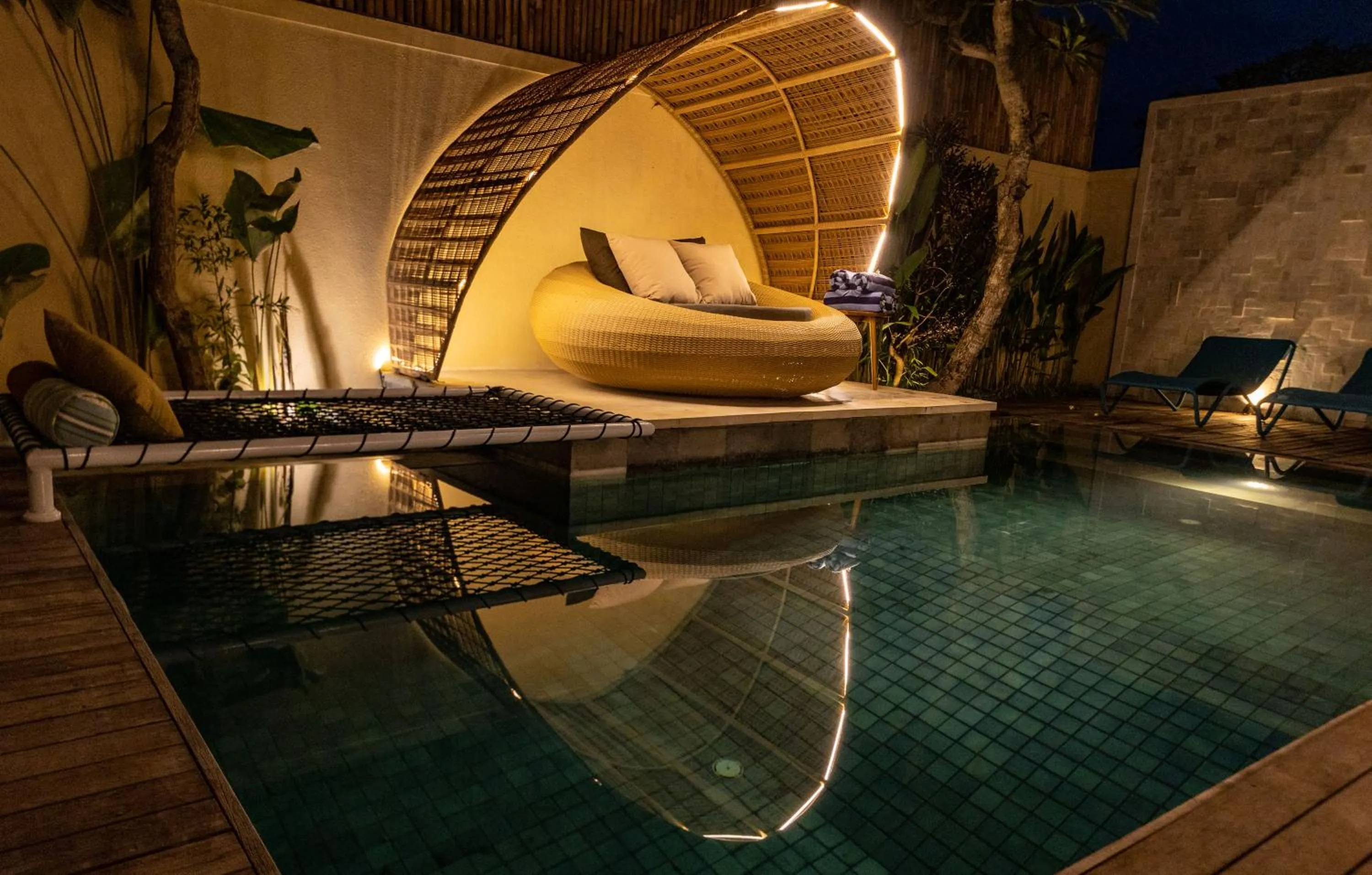Swimming pool in Lalasa Villas Canggu