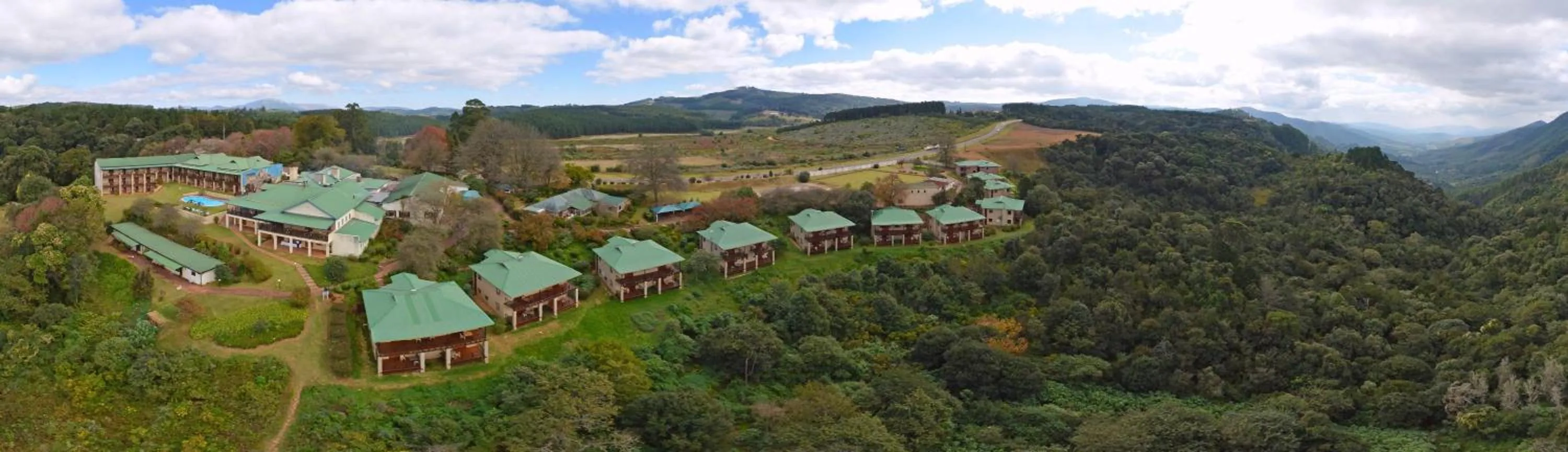 Bird's eye view in Magoebaskloof Hotel