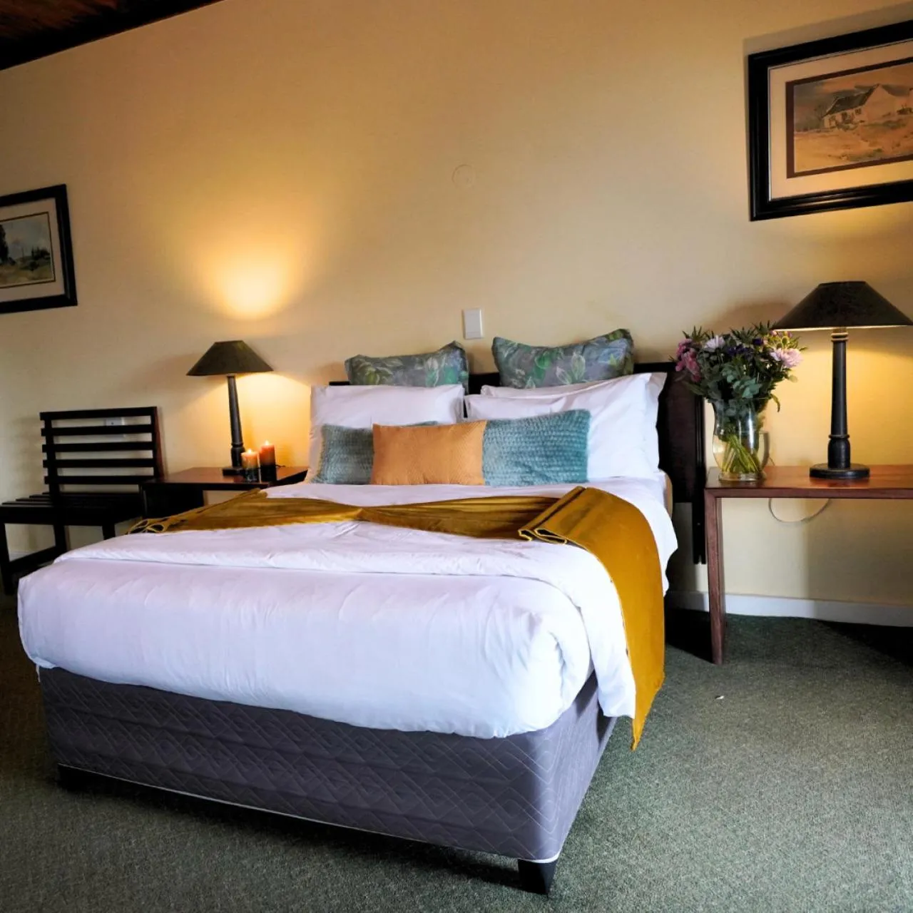 Bed in Magoebaskloof Hotel