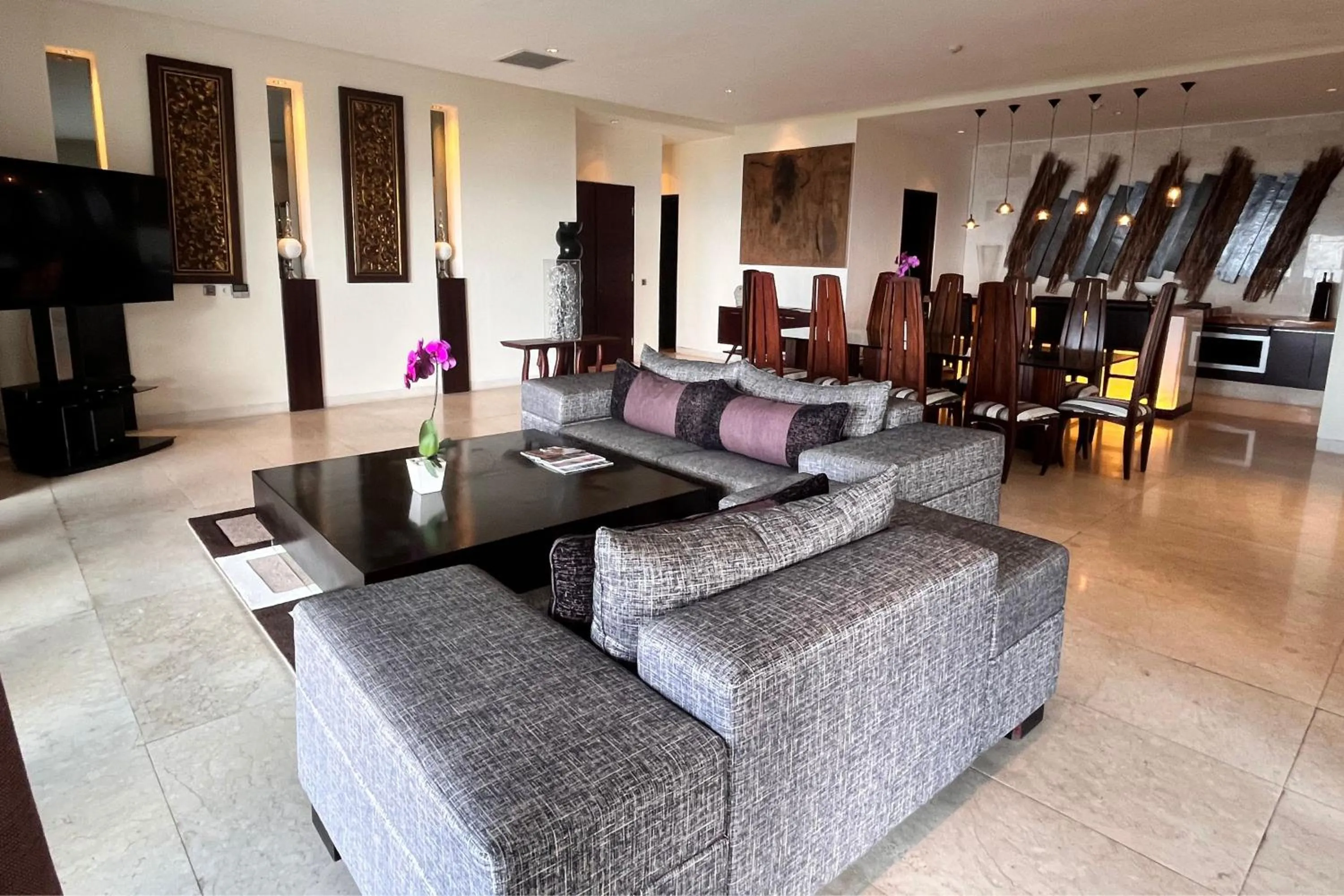 Living room in The Edge Bali