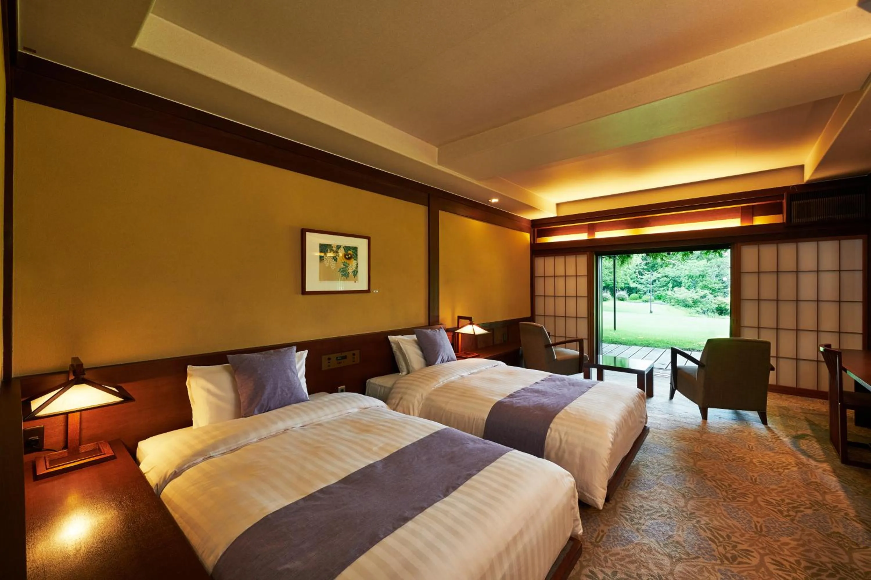 Photo of the whole room, Bed in Yamaha Resort Katsuragi Kitanomaru