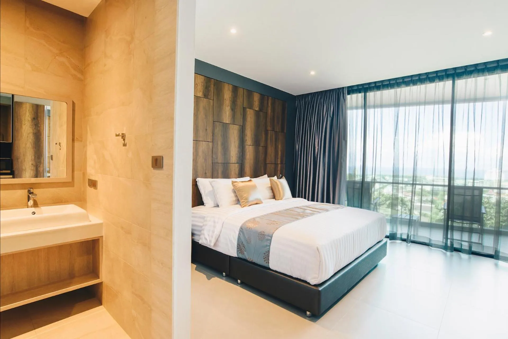 Bedroom, Bed in Searocco Phuket