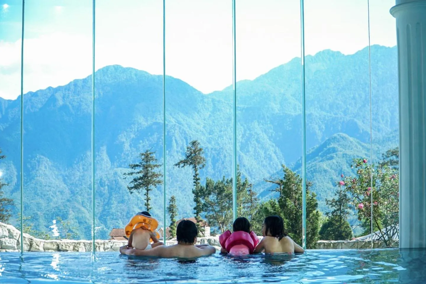 Pool view in Silk Path Grand Sapa Resort & Spa
