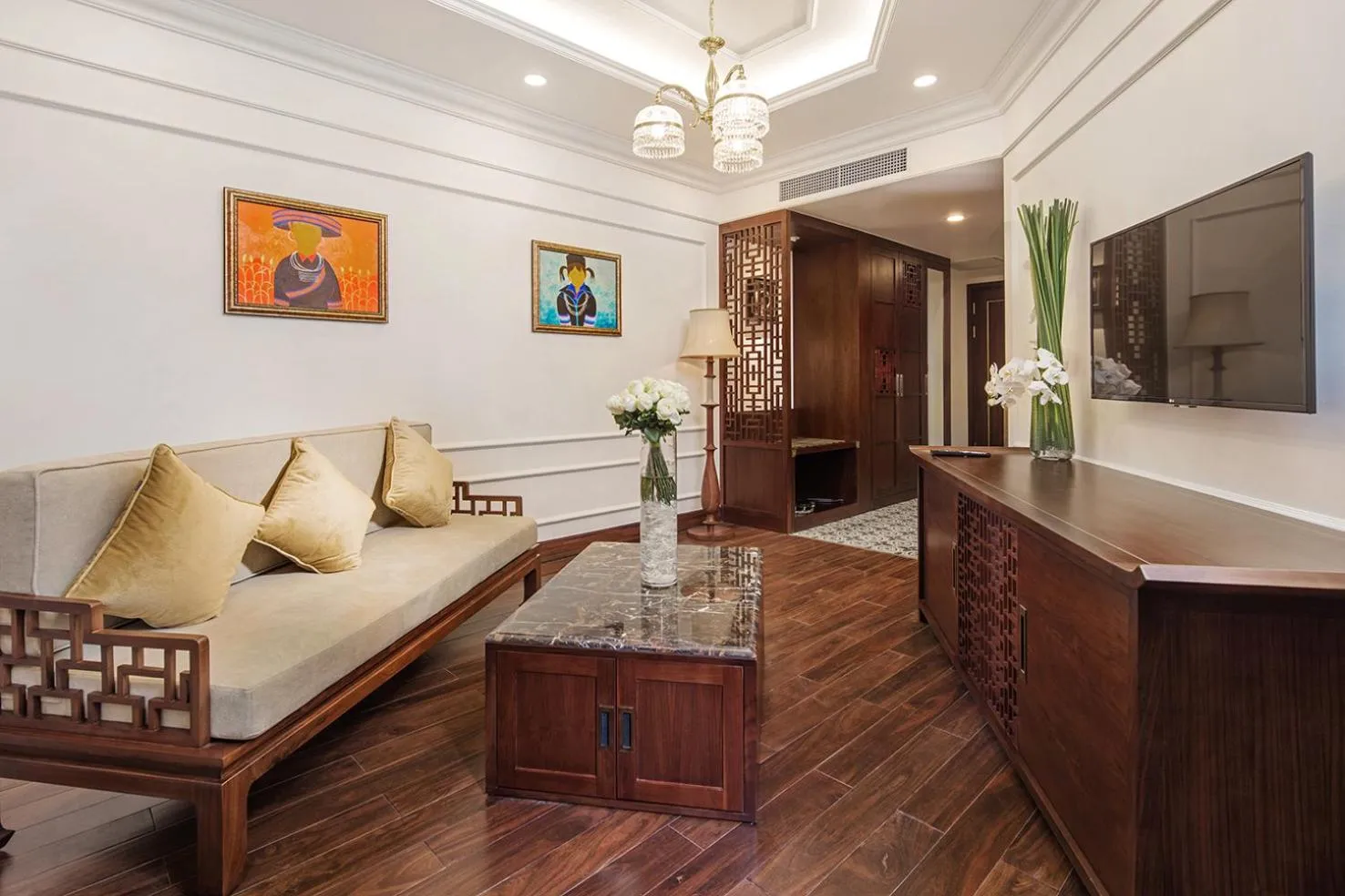 Living room in Silk Path Grand Sapa Resort & Spa