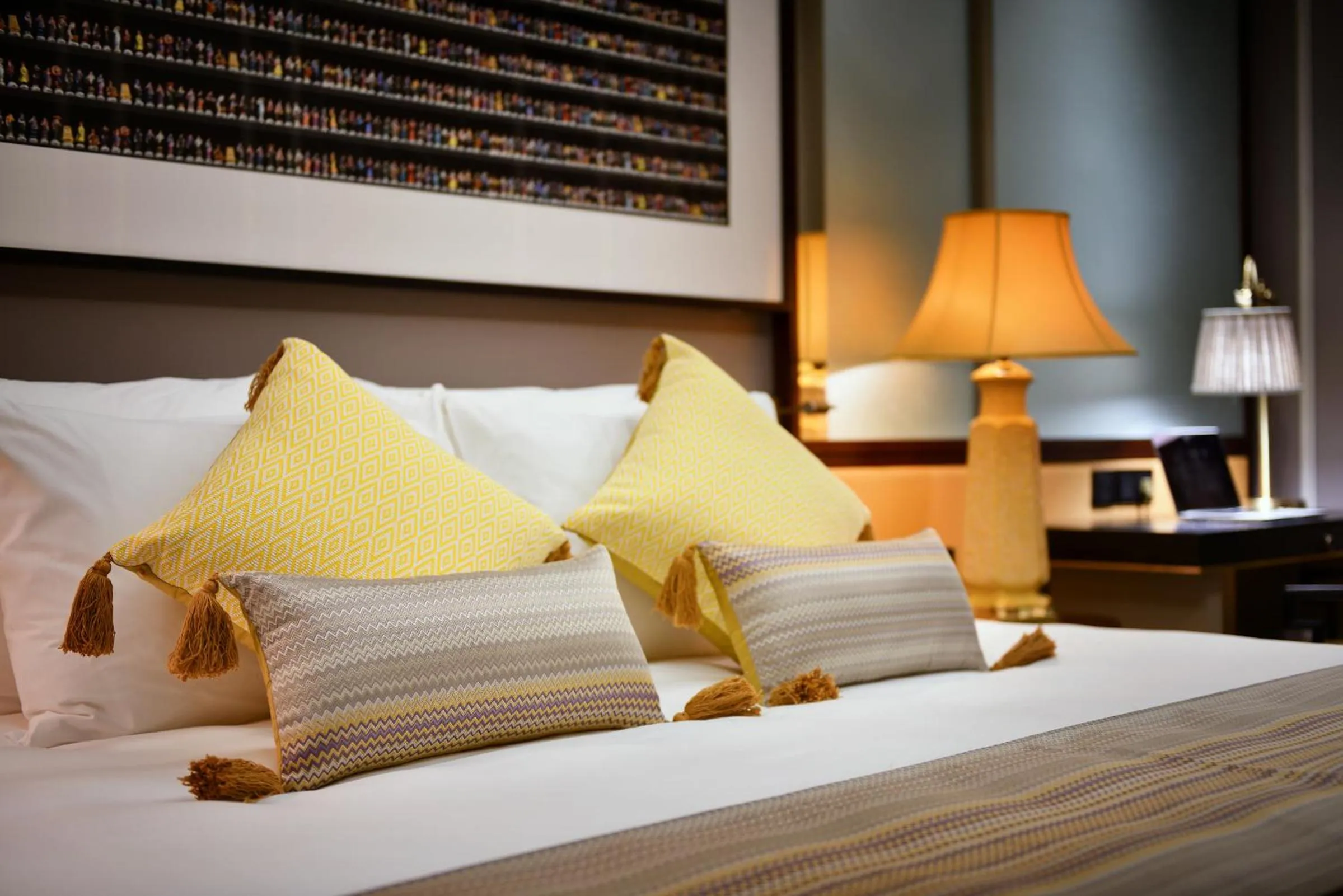 Decorative detail, Bed in Silk Path Grand Sapa Resort & Spa