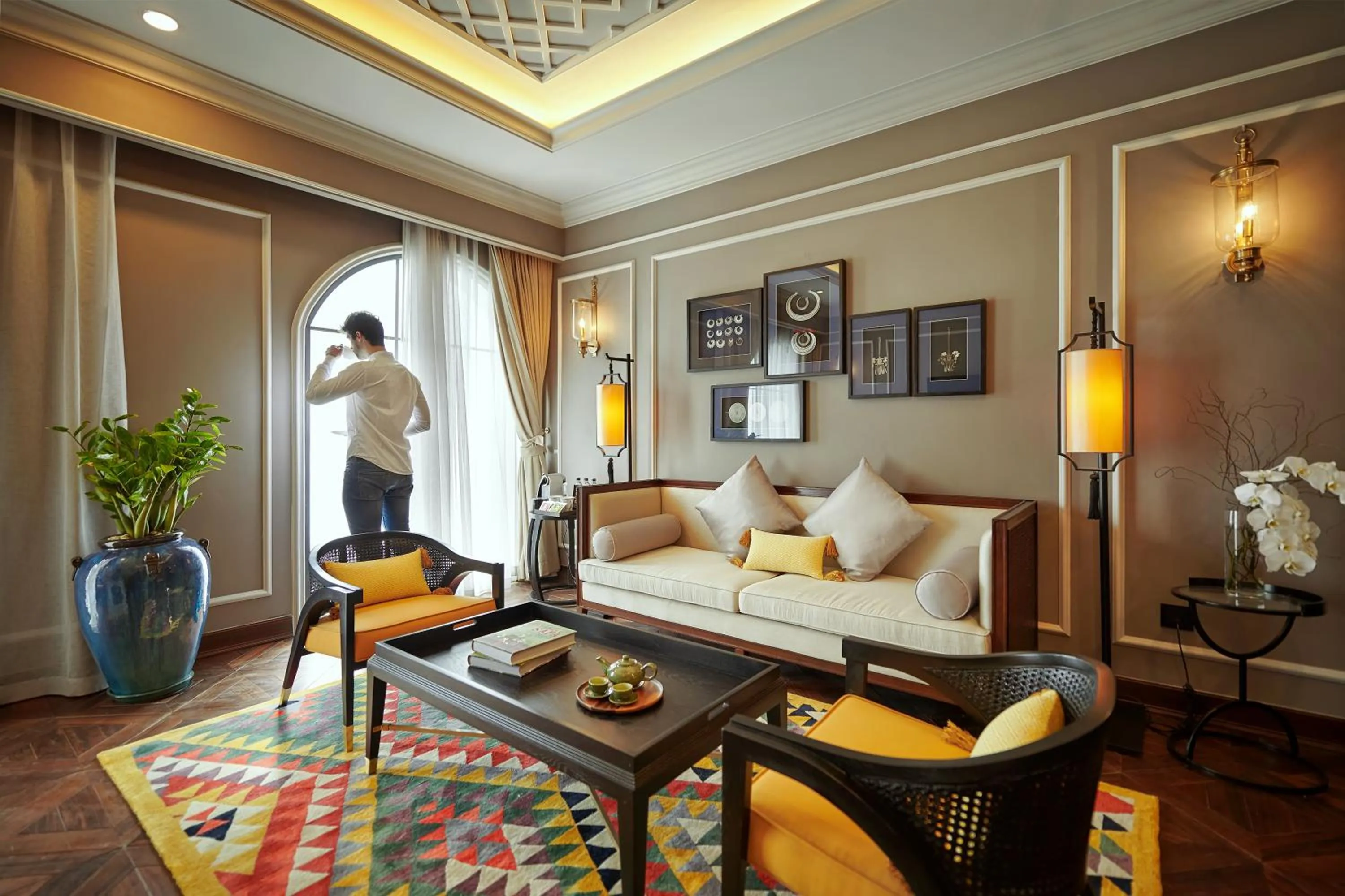 Living room in Silk Path Grand Sapa Resort & Spa