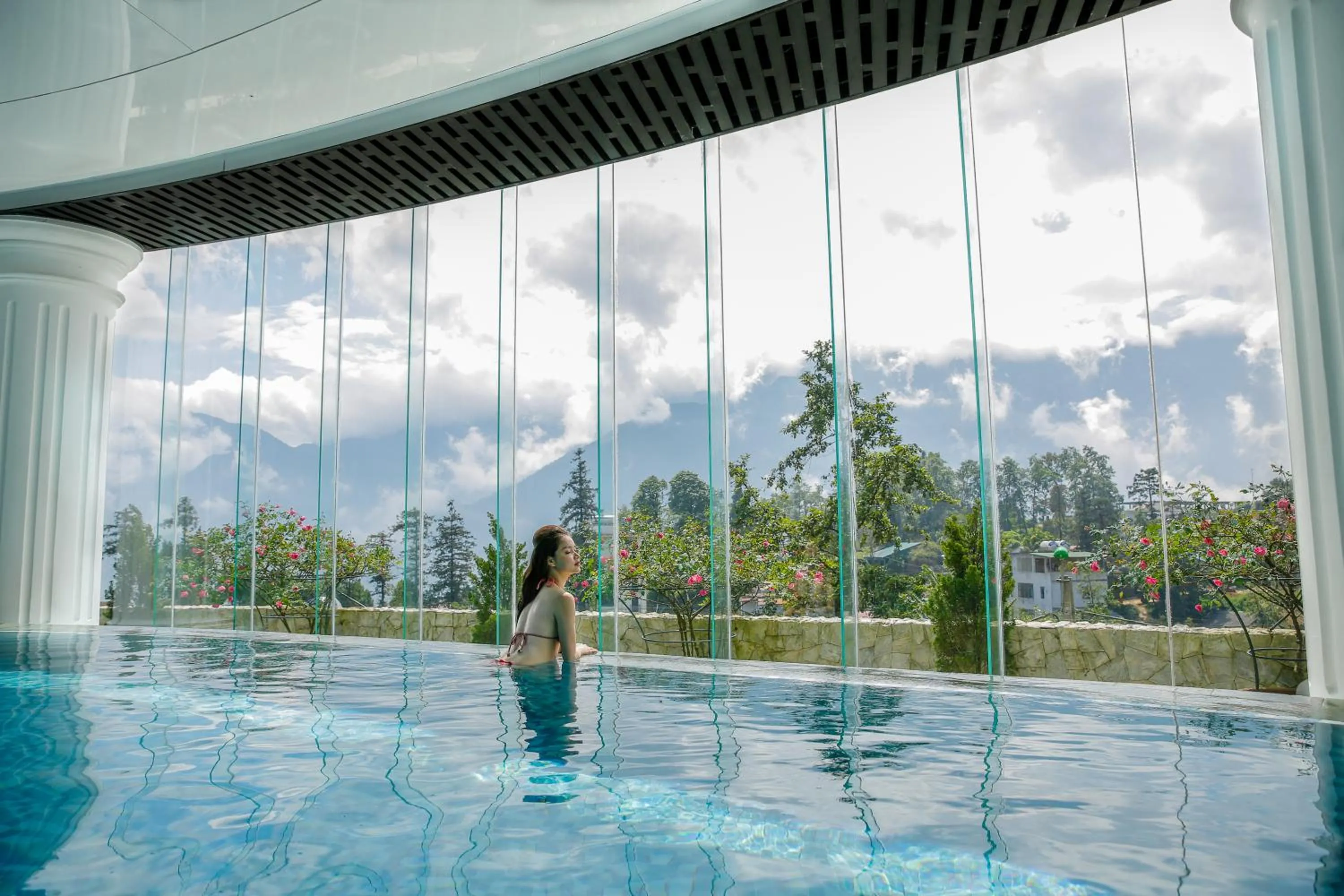 Pool view in Silk Path Grand Sapa Resort & Spa