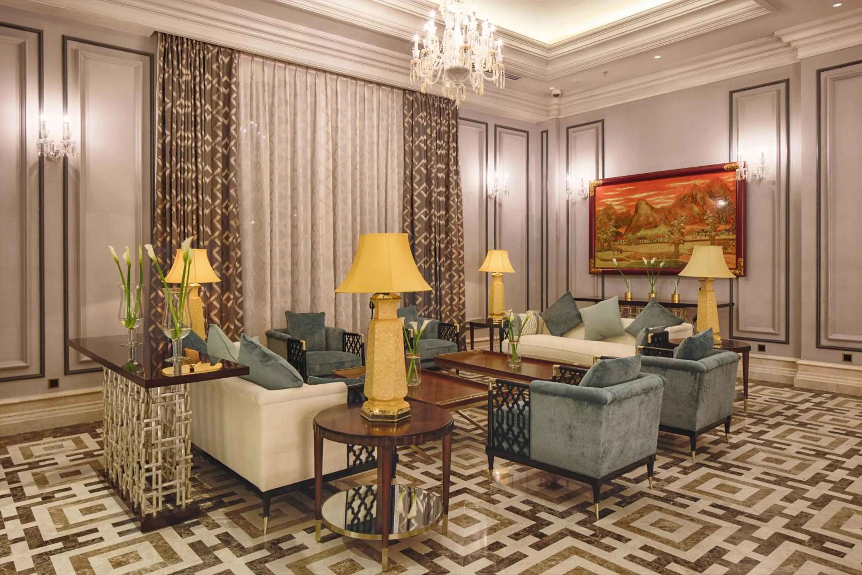 Seating area in Silk Path Grand Sapa Resort & Spa