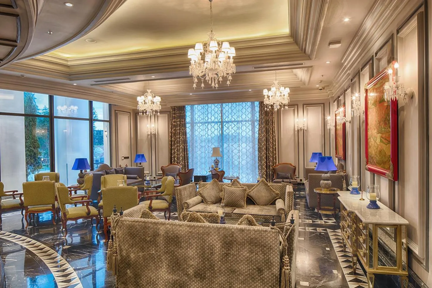 Seating area in Silk Path Grand Sapa Resort & Spa