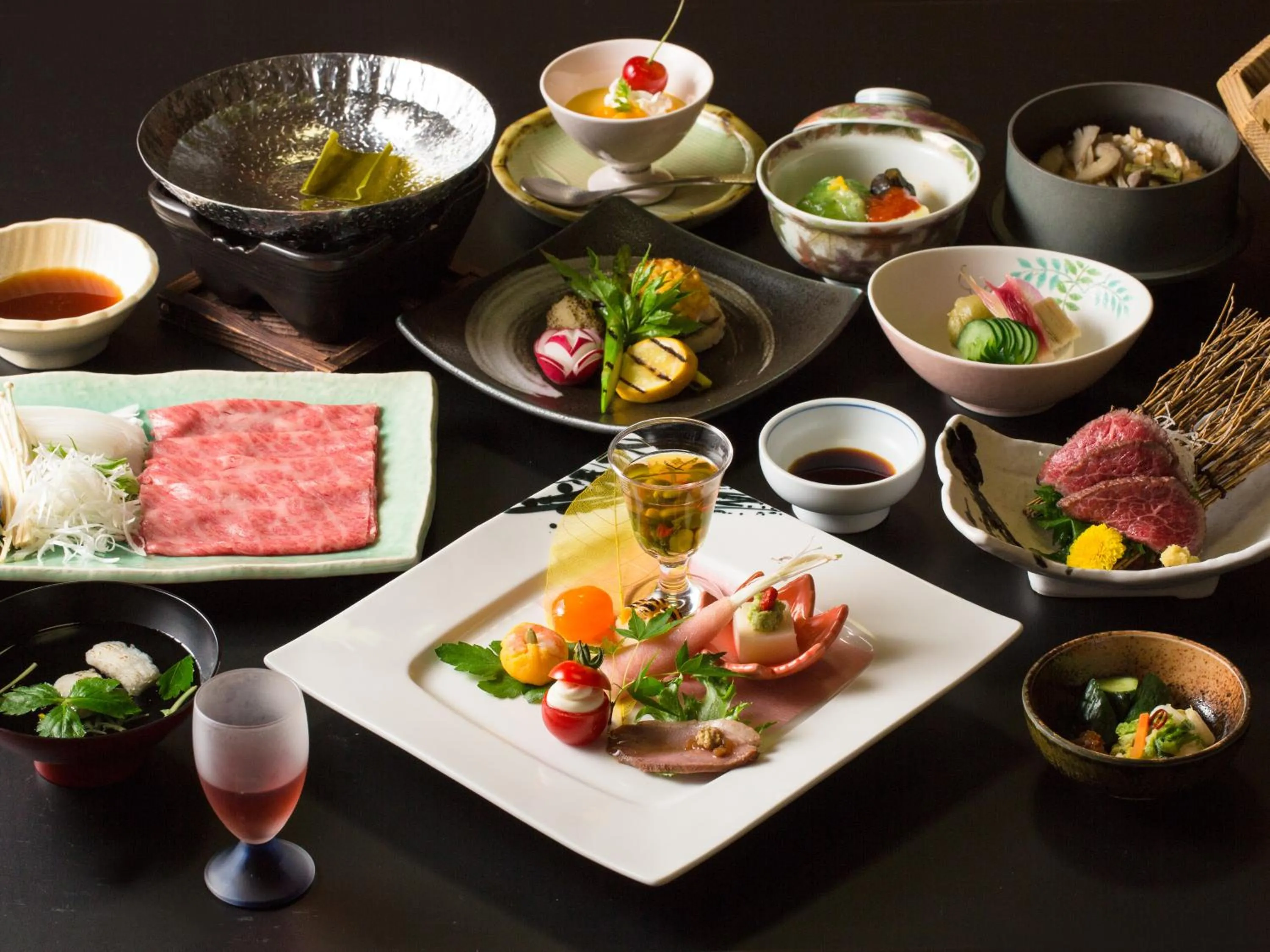 Food in Onogawa Onsen Kajikaso