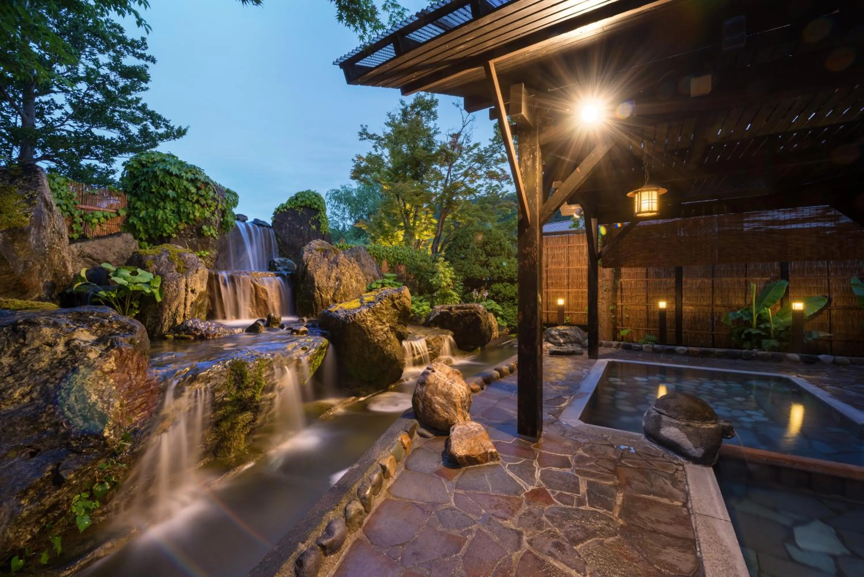Open Air Bath in Onogawa Onsen Kajikaso