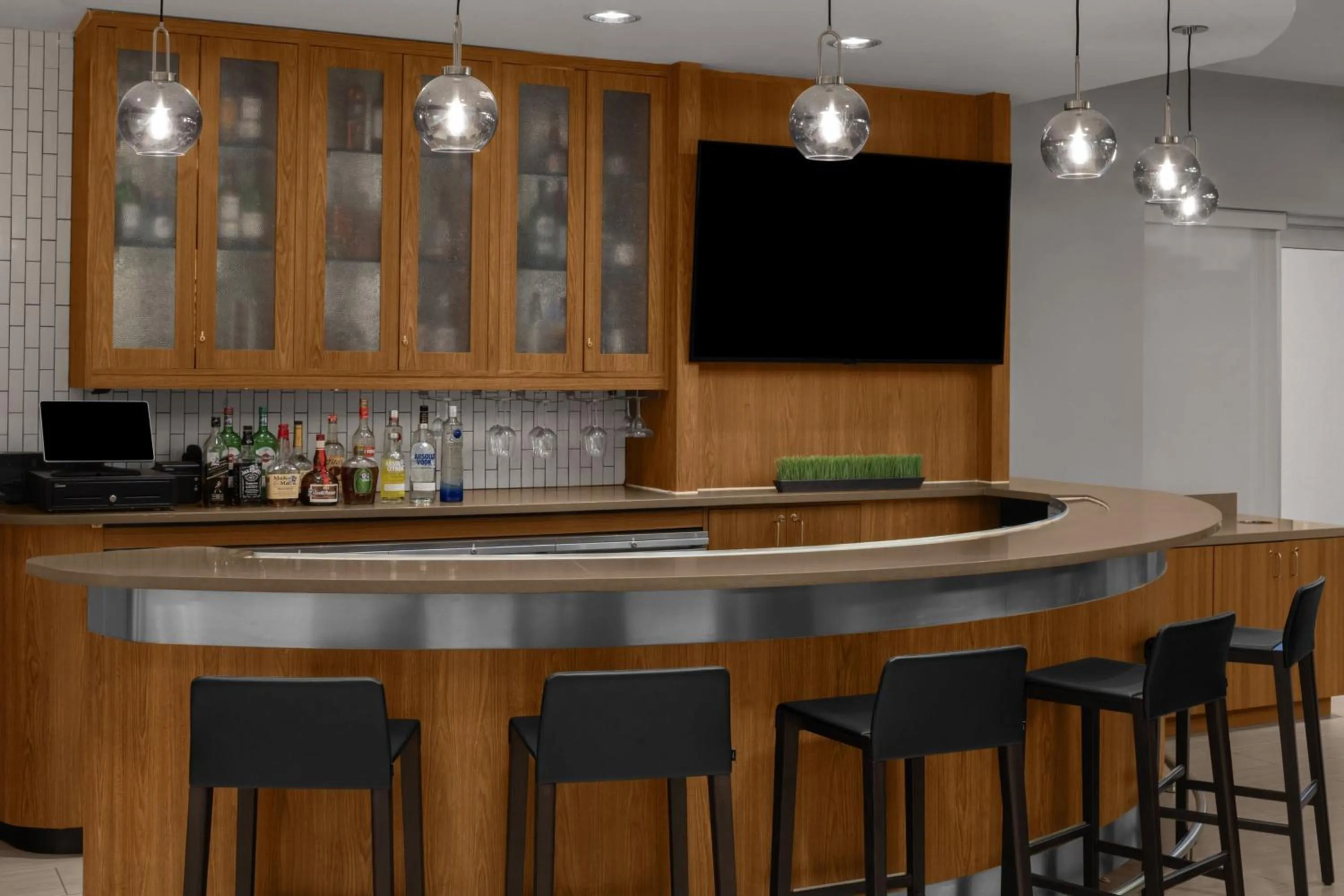Lounge or bar in SpringHill Suites Houston Intercontinental Airport