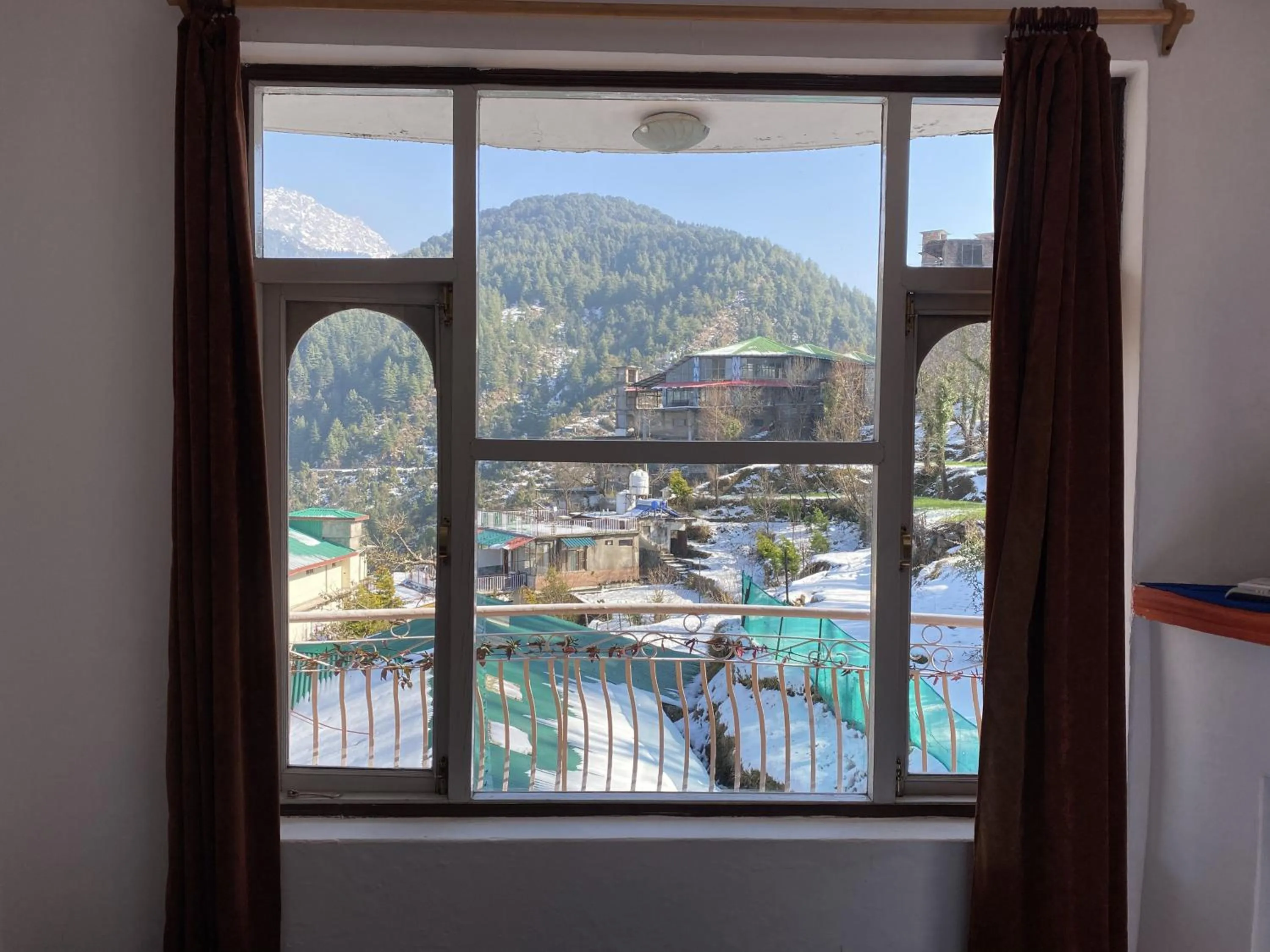 View (from property/room) in Hotel Victoriya Palace,Mcleod Ganj