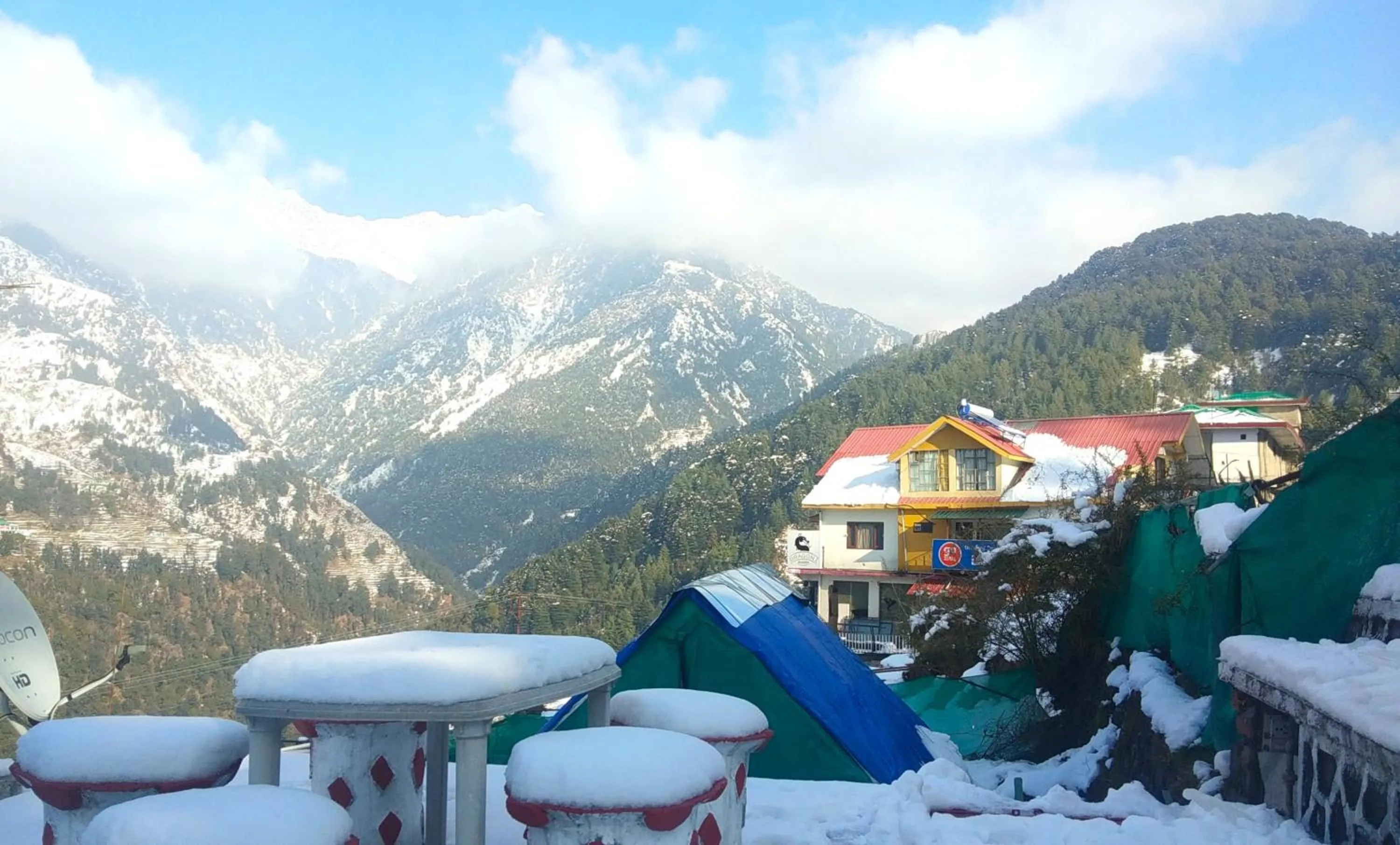 Winter in Hotel Victoriya Palace,Mcleod Ganj