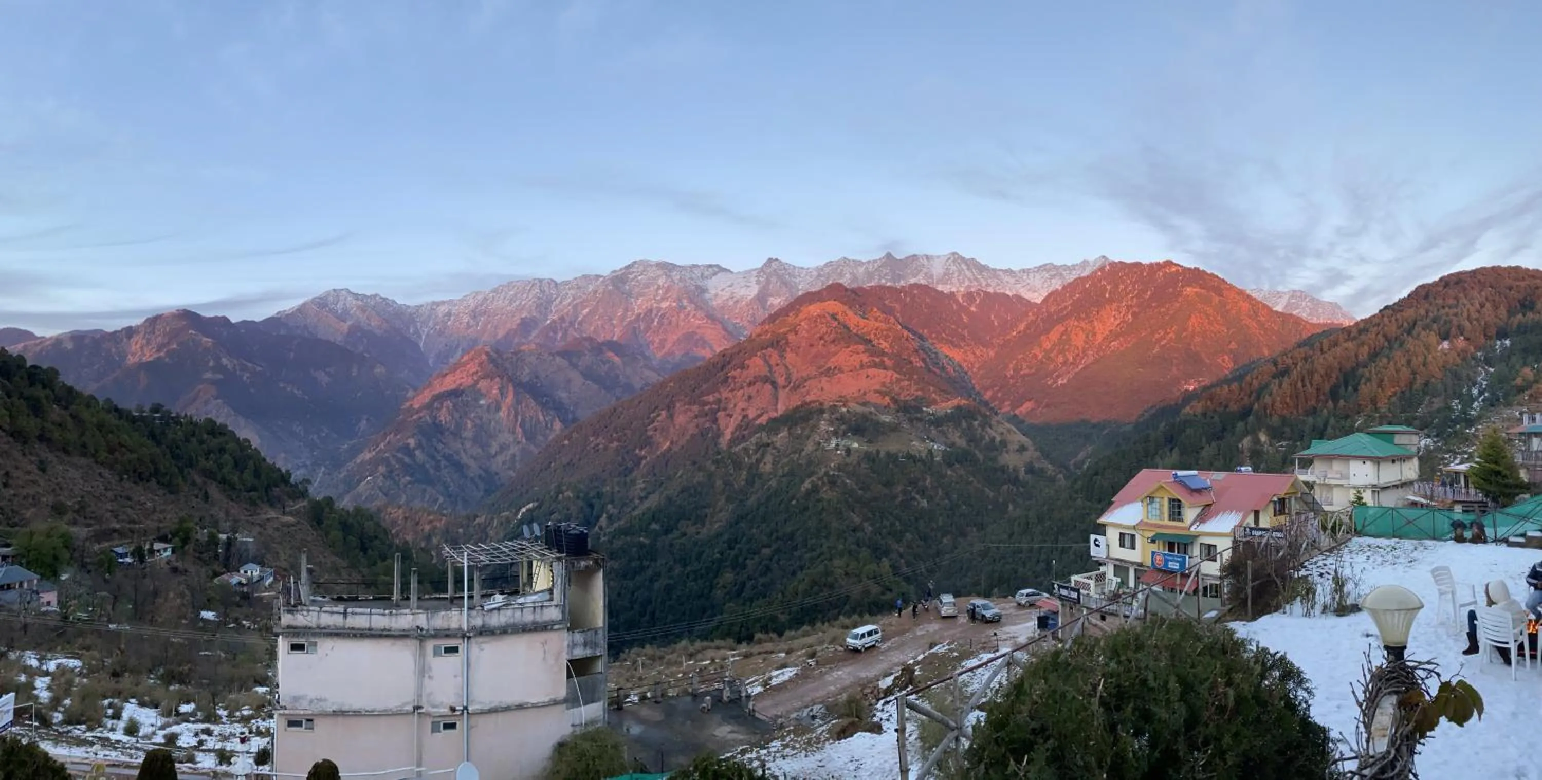 Mountain view in Hotel Victoriya Palace,Mcleod Ganj