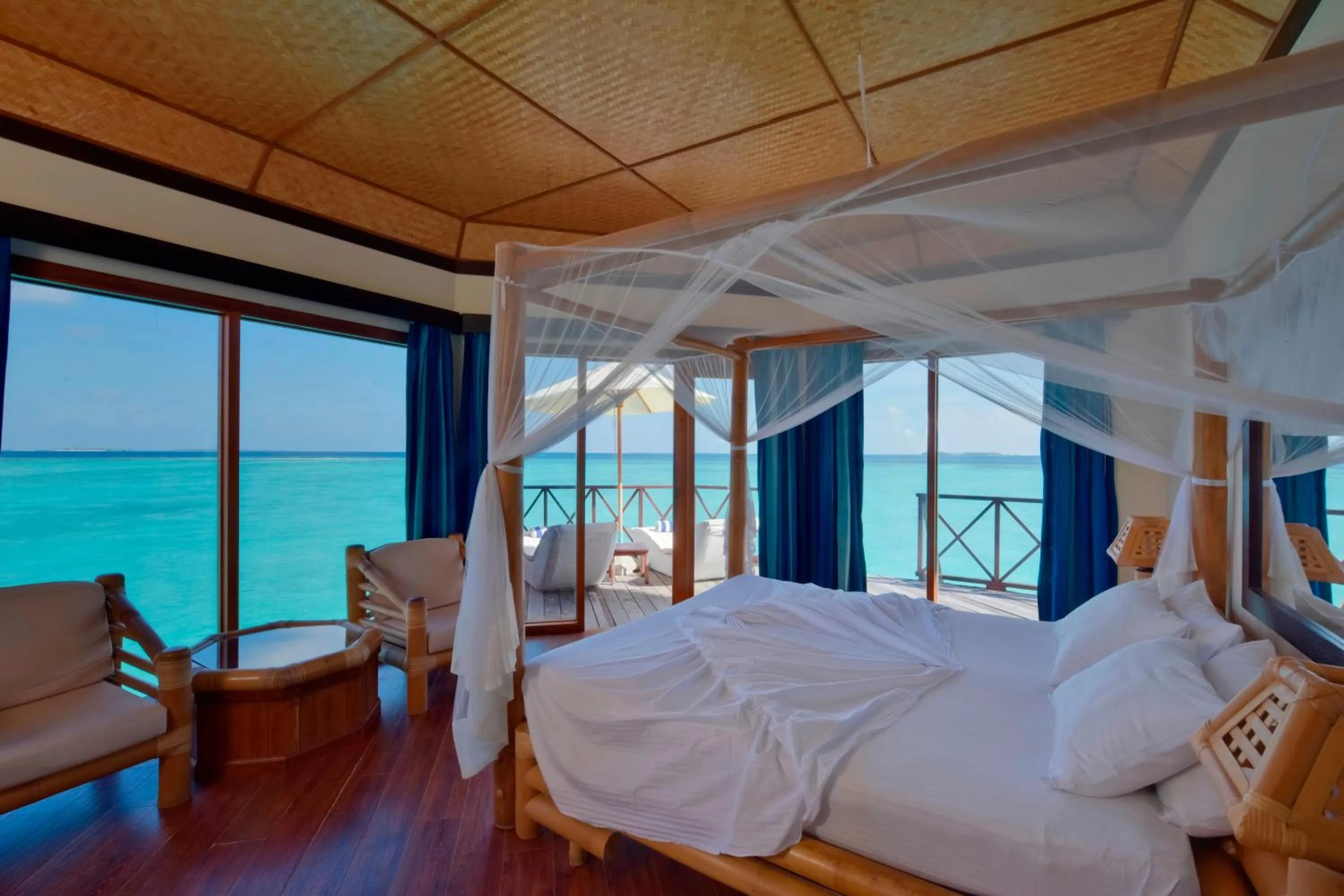 Photo of the whole room, Bed in Thulhagiri Island Resort & Spa