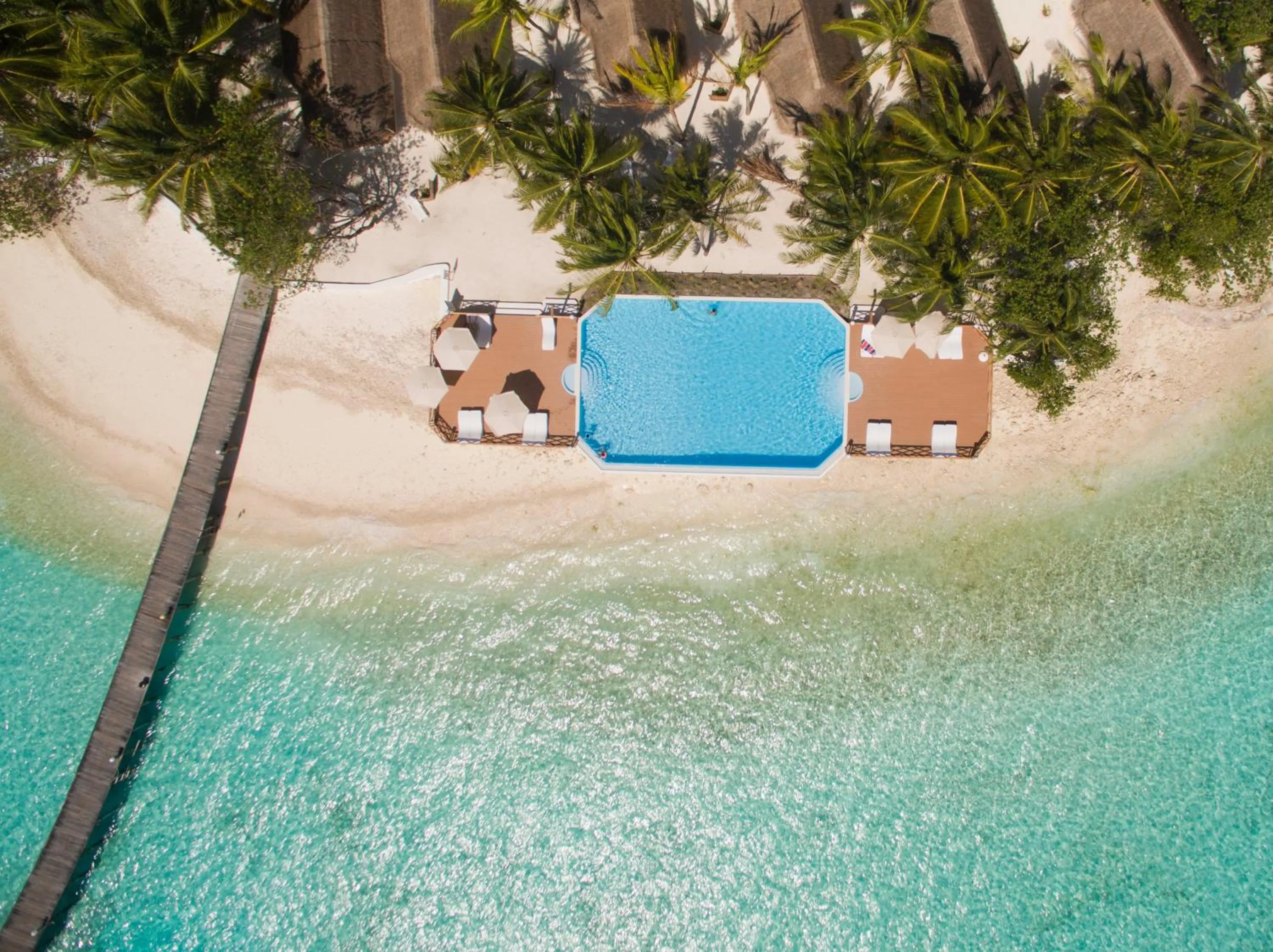 Pool view in Thulhagiri Island Resort & Spa