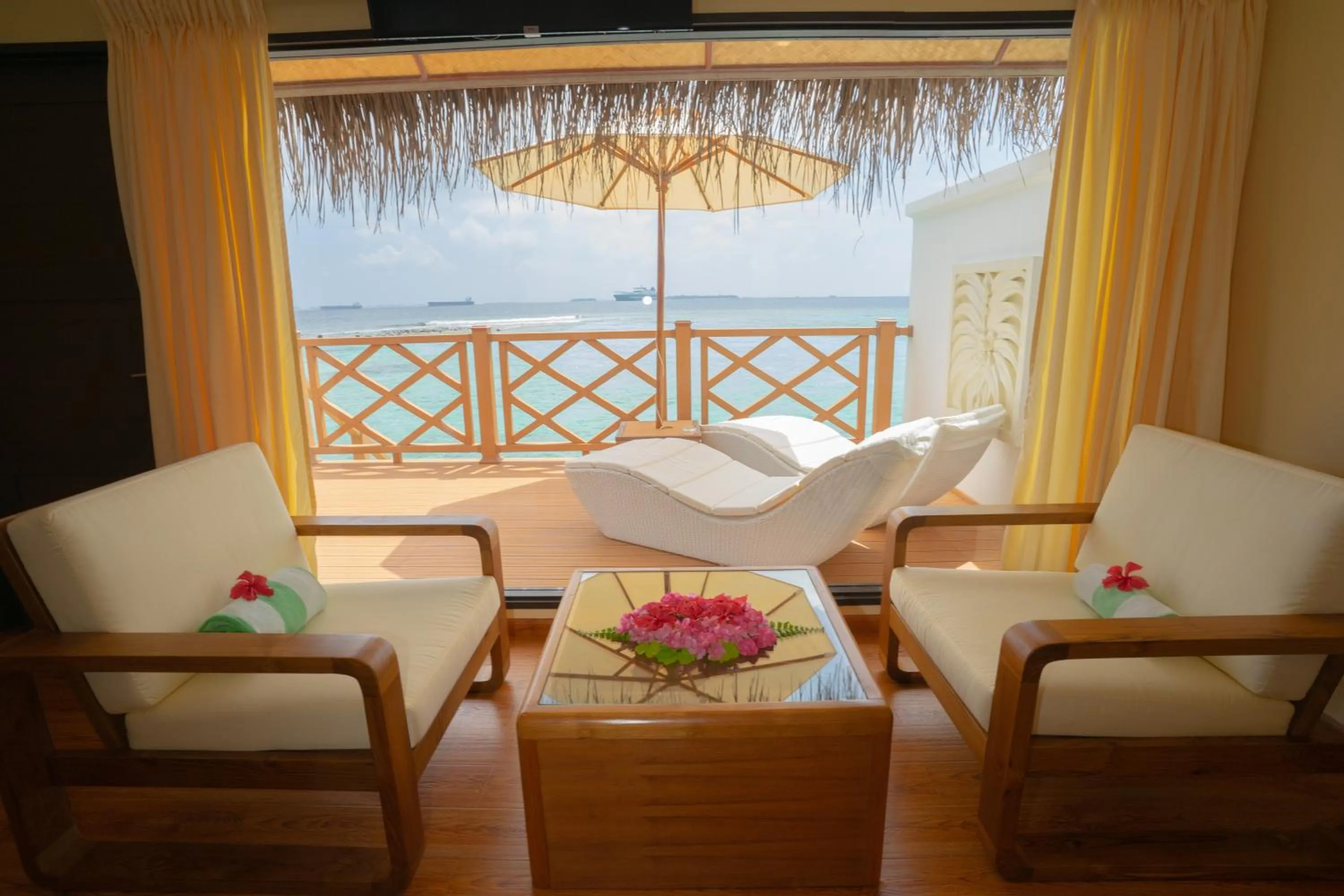 Seating area in Thulhagiri Island Resort & Spa