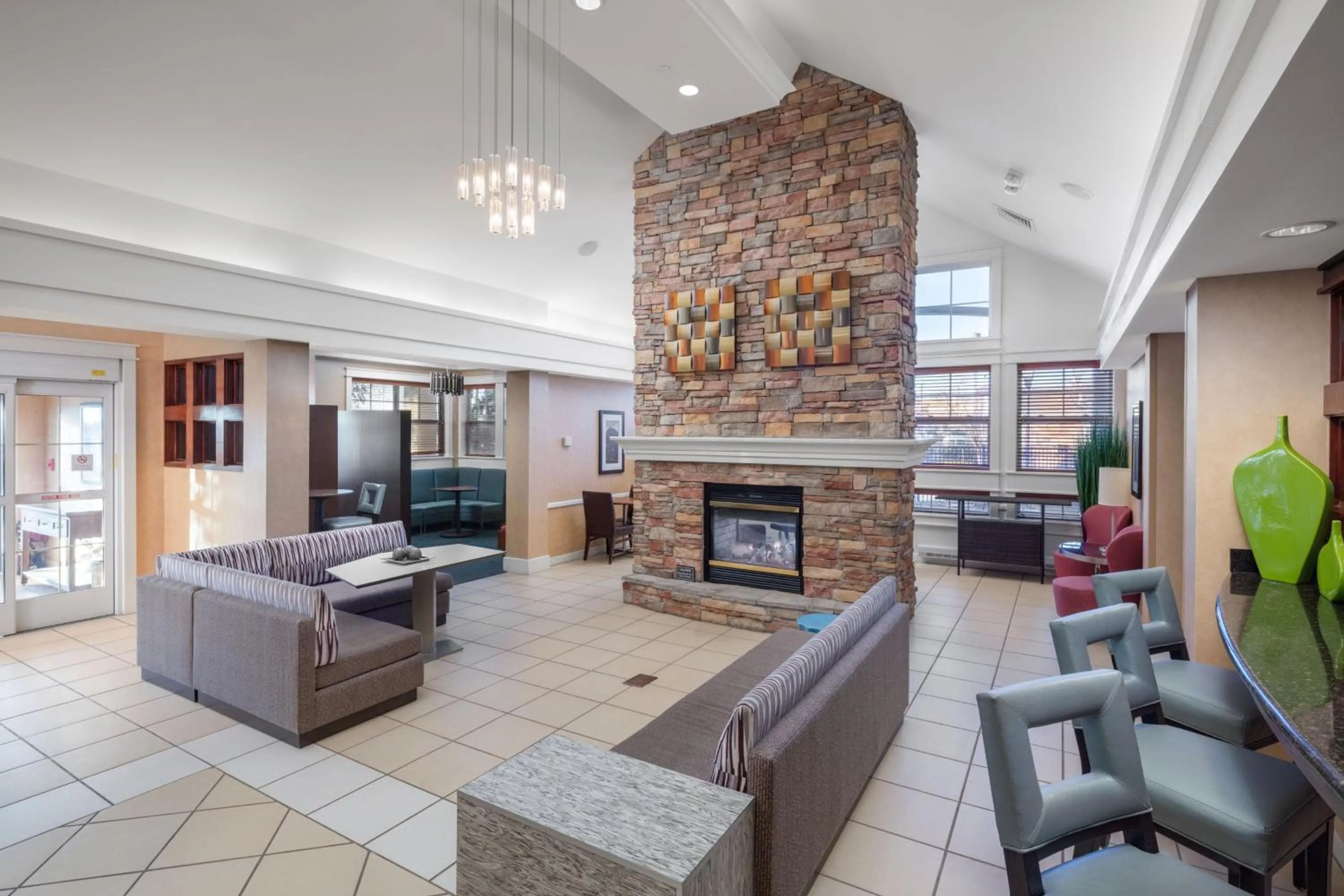Lobby or reception in Residence Inn by Marriott Wichita East At Plazzio