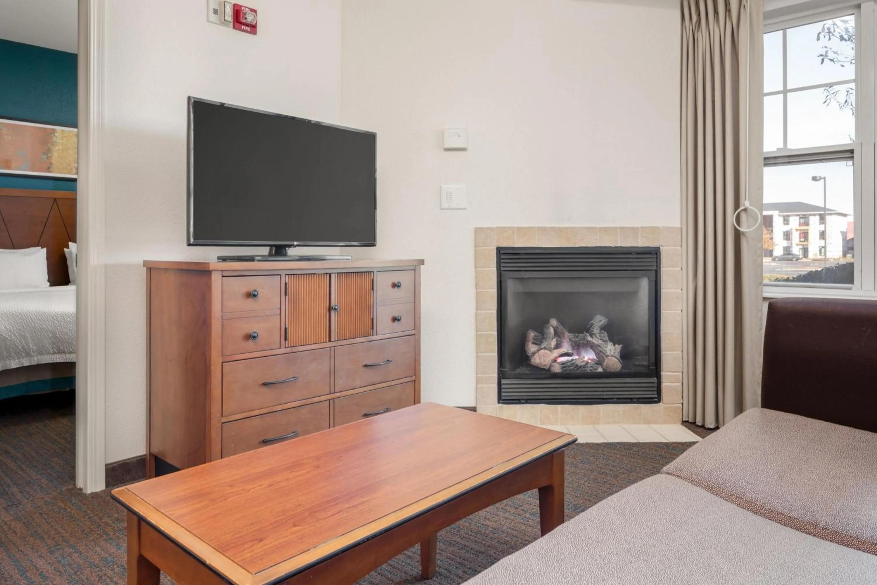 Living room, Bed in Residence Inn by Marriott Wichita East At Plazzio
