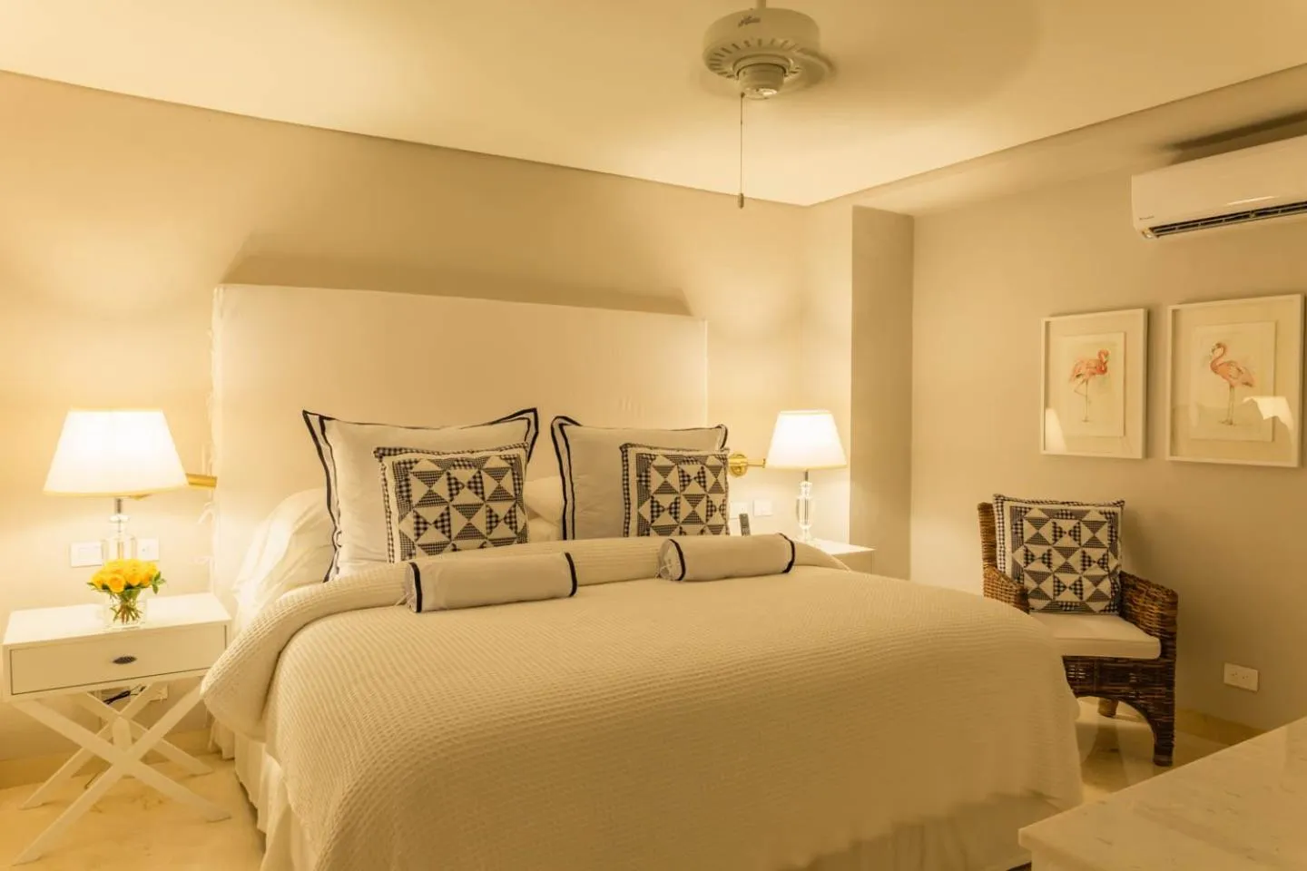 Bed in Casa La Merced by Mustique