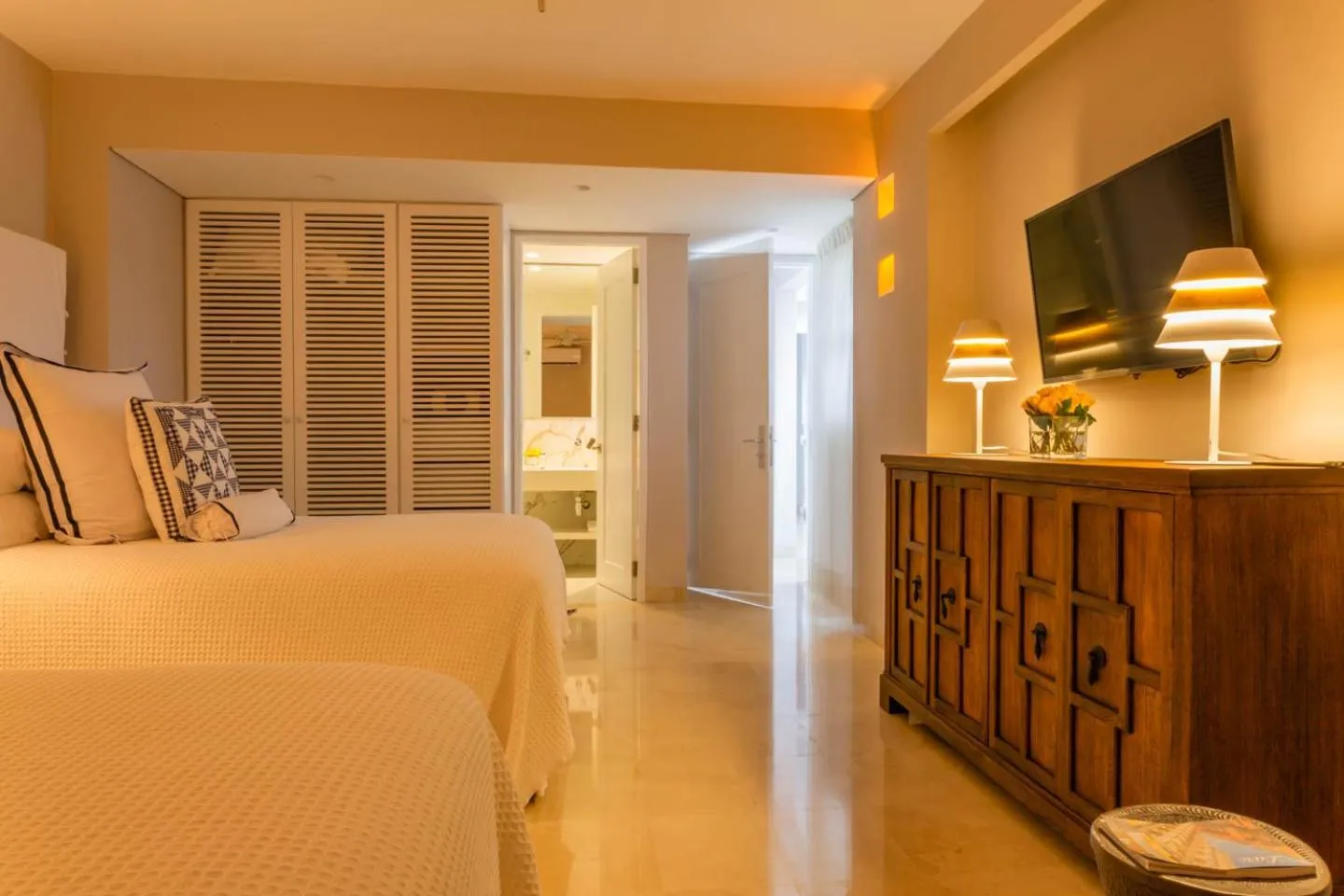 Bed in Casa La Merced by Mustique